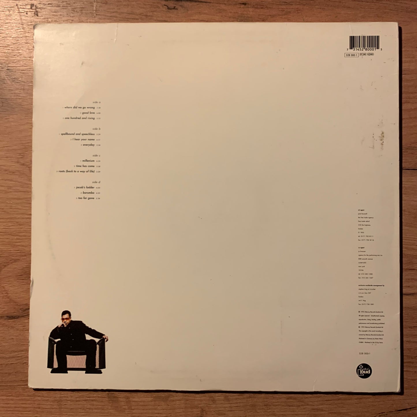 Incognito – 100° And Rising...OG UK 1995...VG/VG+