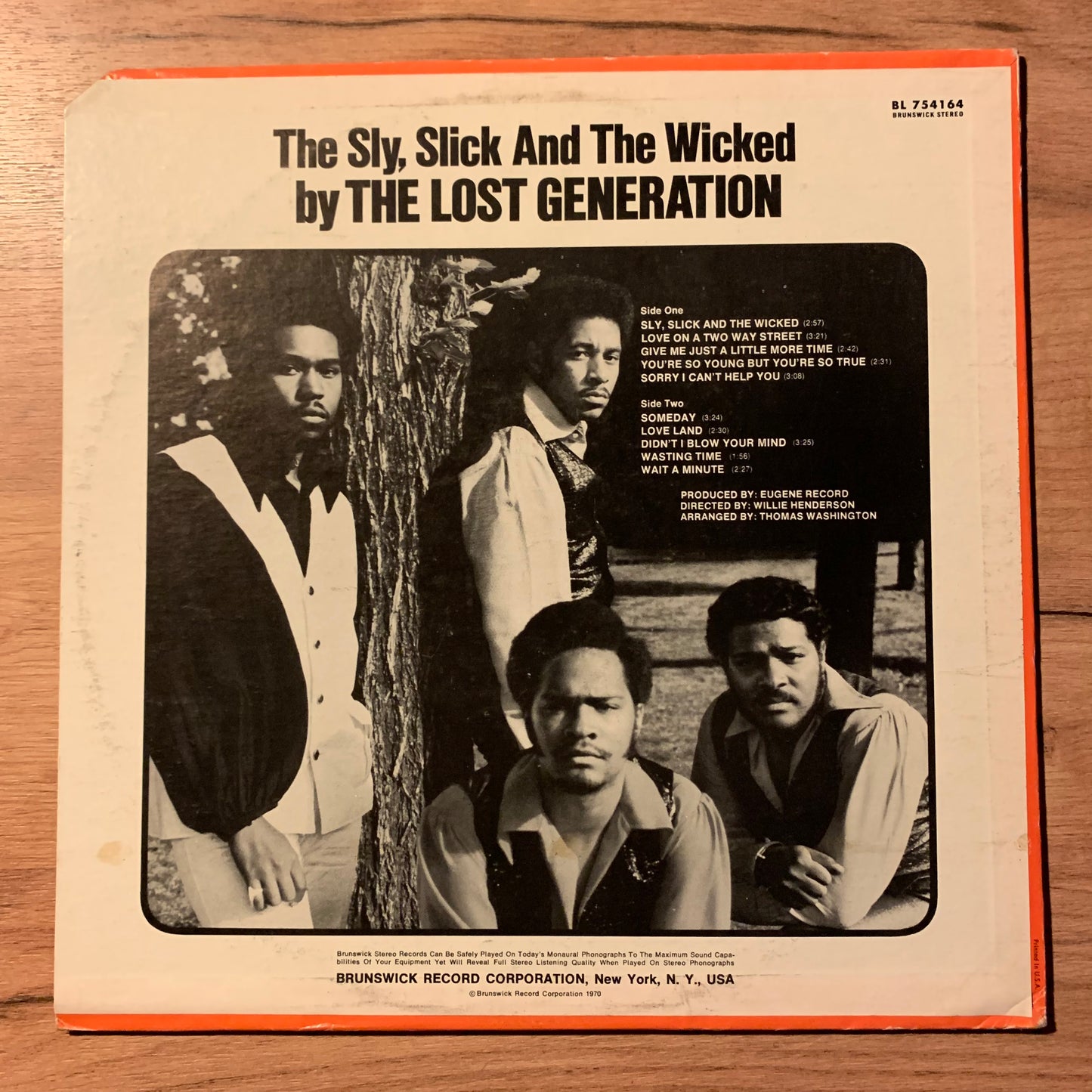 The Lost Generation – The Sly, Slick...OG US 1970...VG /VG+