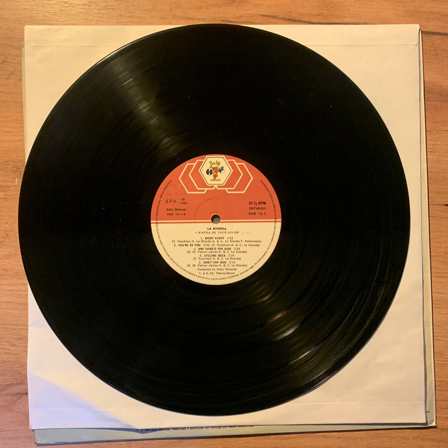 La Bionda – I Wanna Be Your Lover...OG POR 1980...VG+/VG+