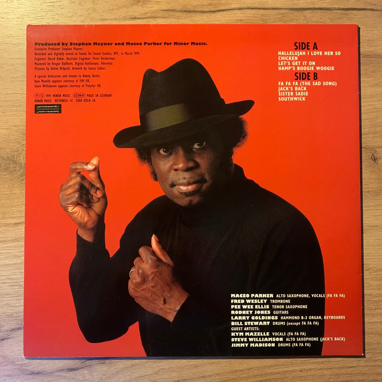 Maceo Parker – Mo' Roots...OG GER 1991...VG++/VG+