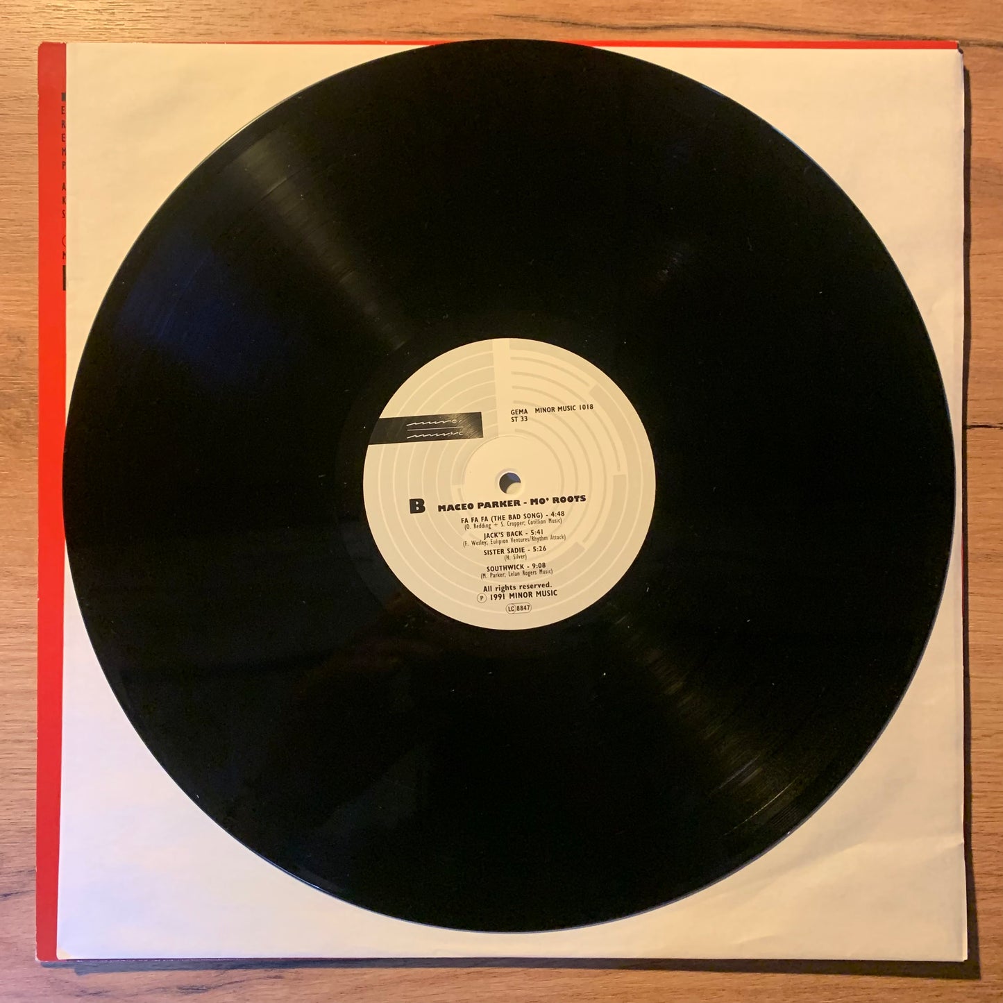 Maceo Parker – Mo' Roots...OG GER 1991...VG++/VG+