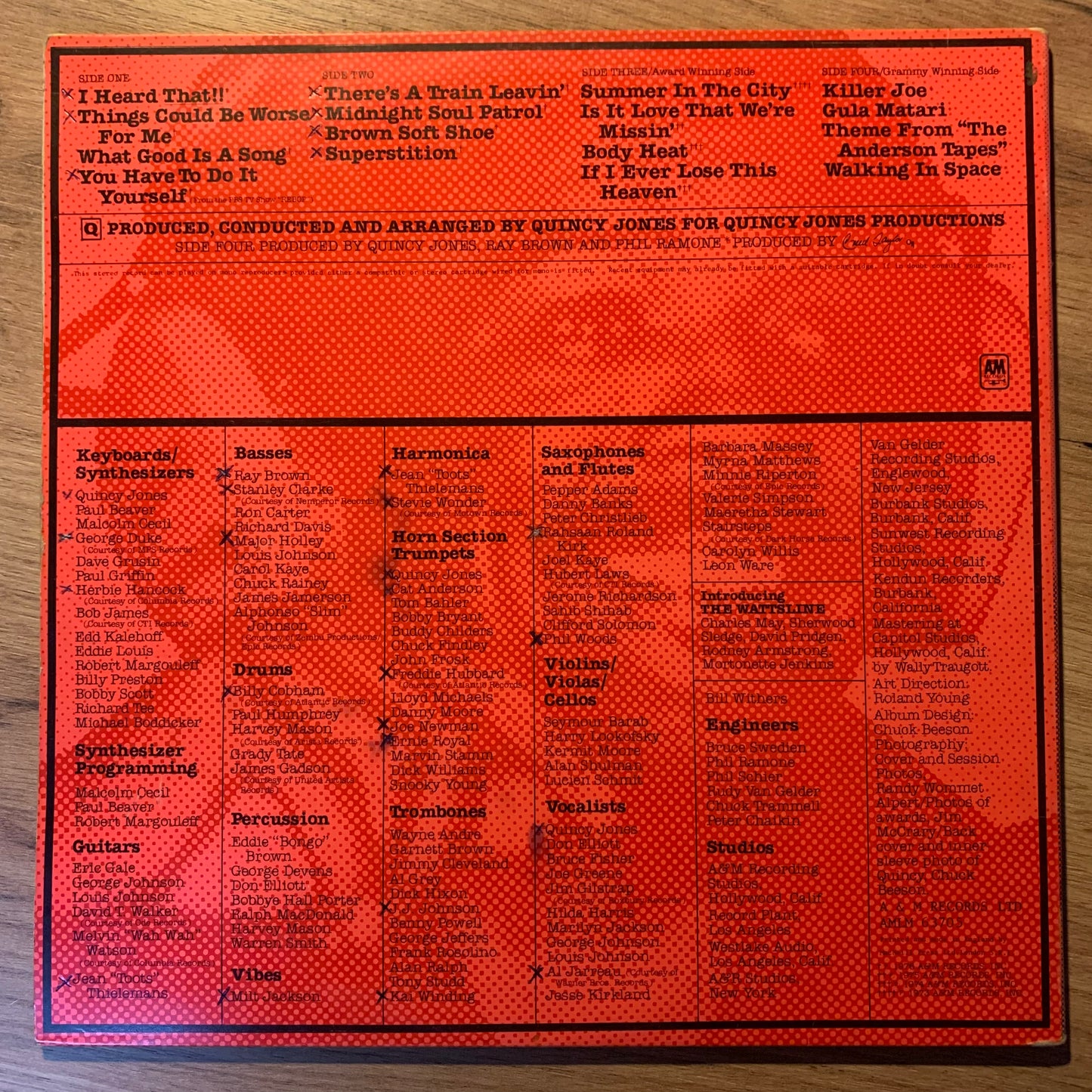 Quincy Jones – I Heard That!!...OG GER 1976...VG+/VG+