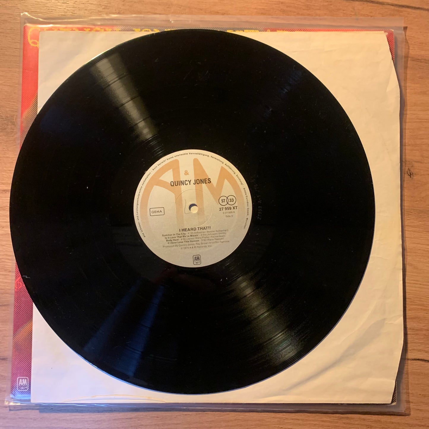 Quincy Jones – I Heard That!!...OG GER 1976...VG+/VG+