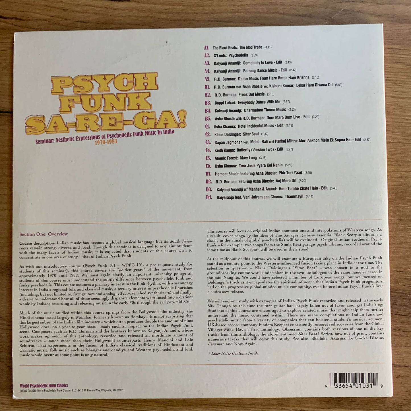 Psych Funk Sa-Re-Ga! ...COMPIL US 2010...VG+/EX