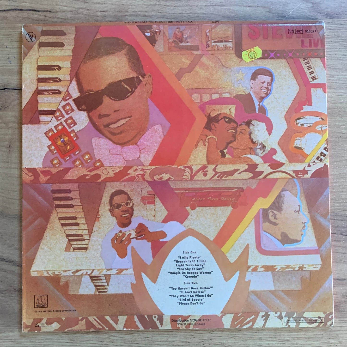 Stevie Wonder – Fulfillingness' First...RE FR 1981.. VG+/VG+