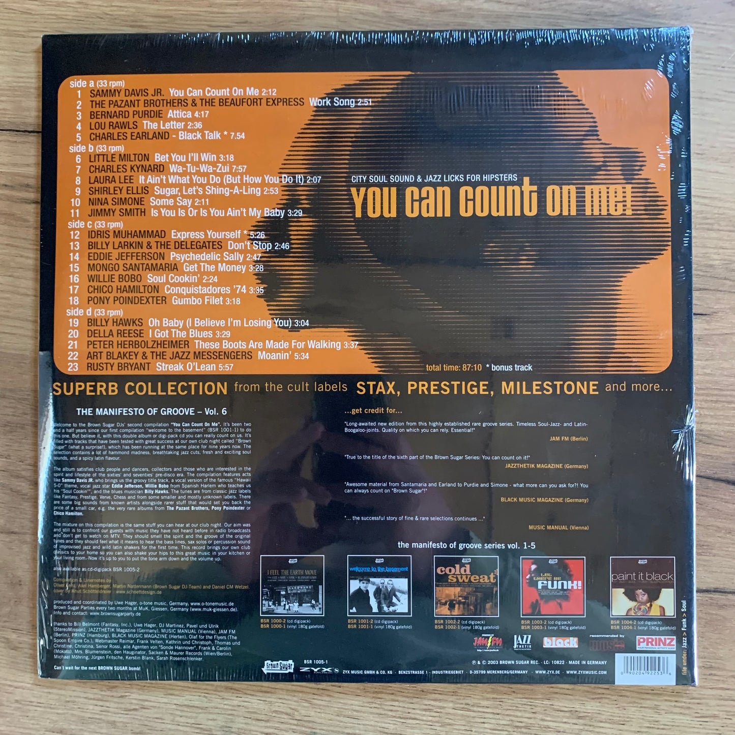 You Can Count On Me!...COMPIL GER 2003...SEALED