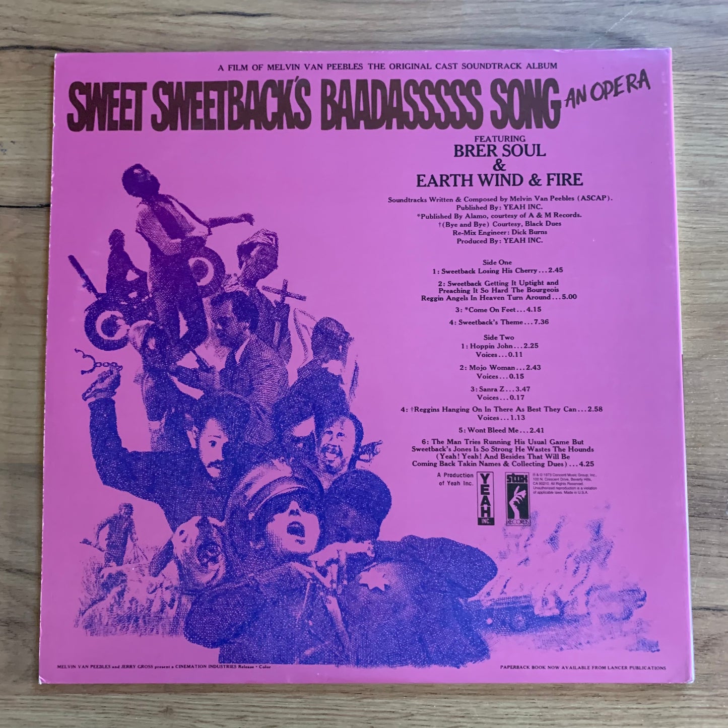 Sweet Sweetback's Baadasssss Song...RE US 2017...VG+/EX