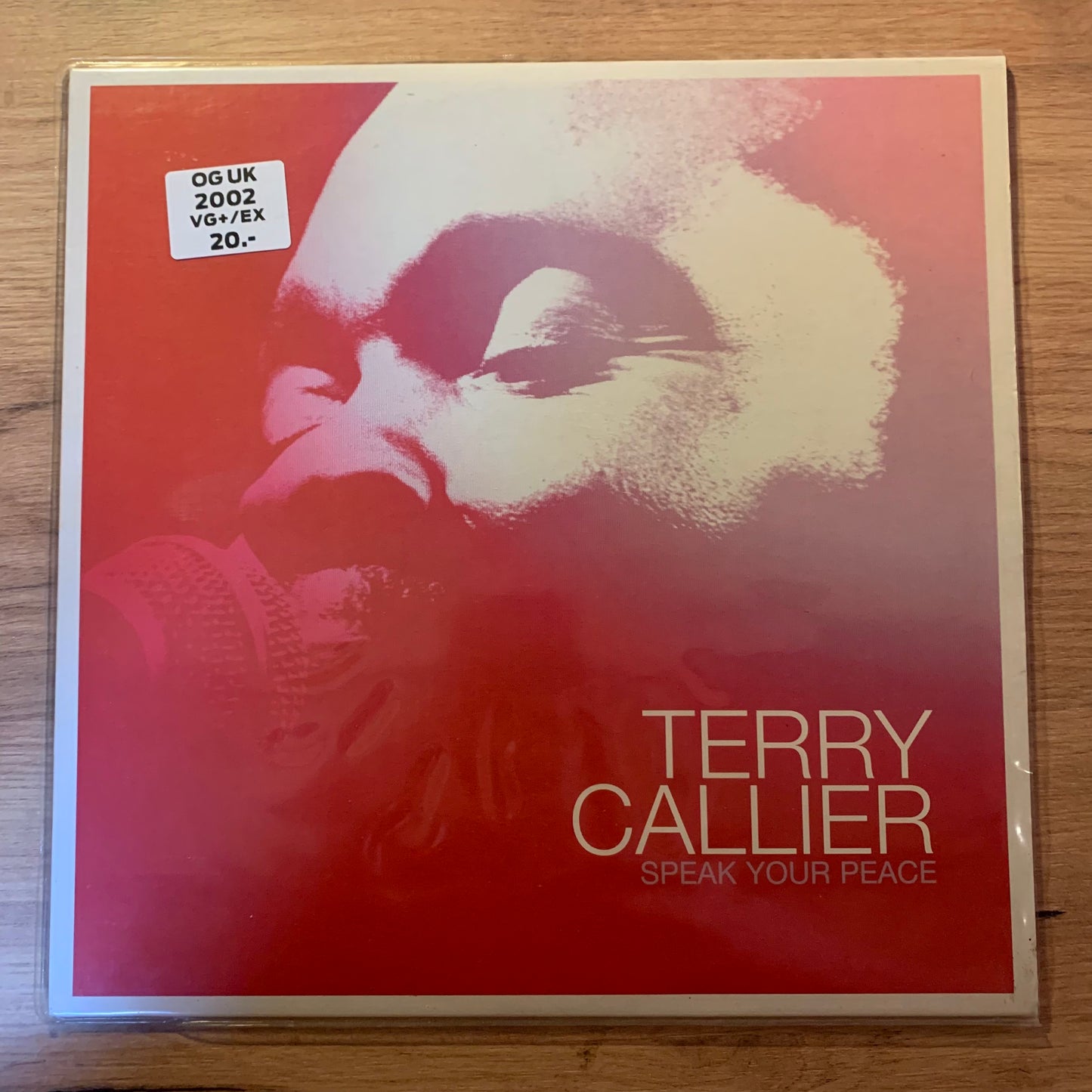 Terry Callier – Speak Your Peace...RE EU 2014...VG+/VG+