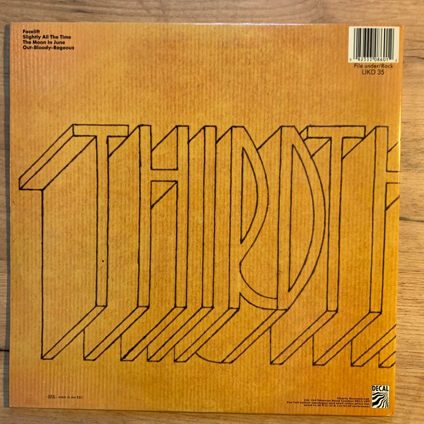 THE SOFT MACHINE - THE SOFT MACHINE...RE UK 1988...VG+/EX