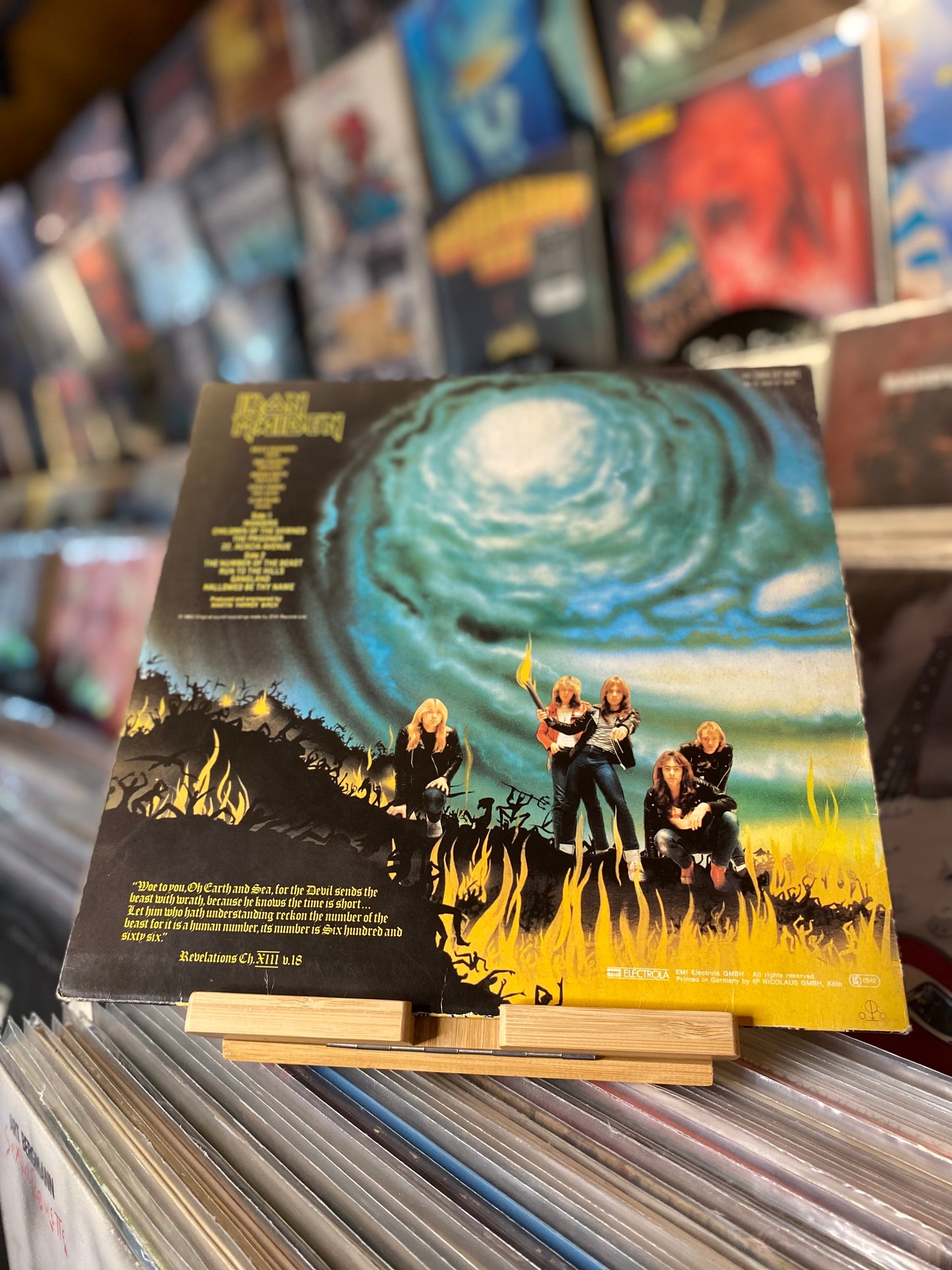 Iron Maiden - The Number Of The Beast / LP, Album (GERMANY OG 1982)