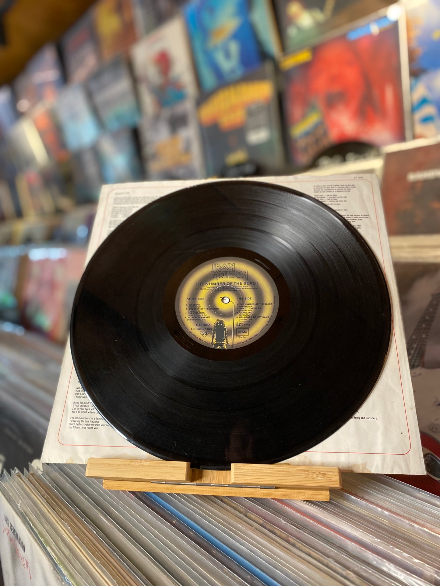Iron Maiden - The Number Of The Beast / LP, Album (GERMANY OG 1982)