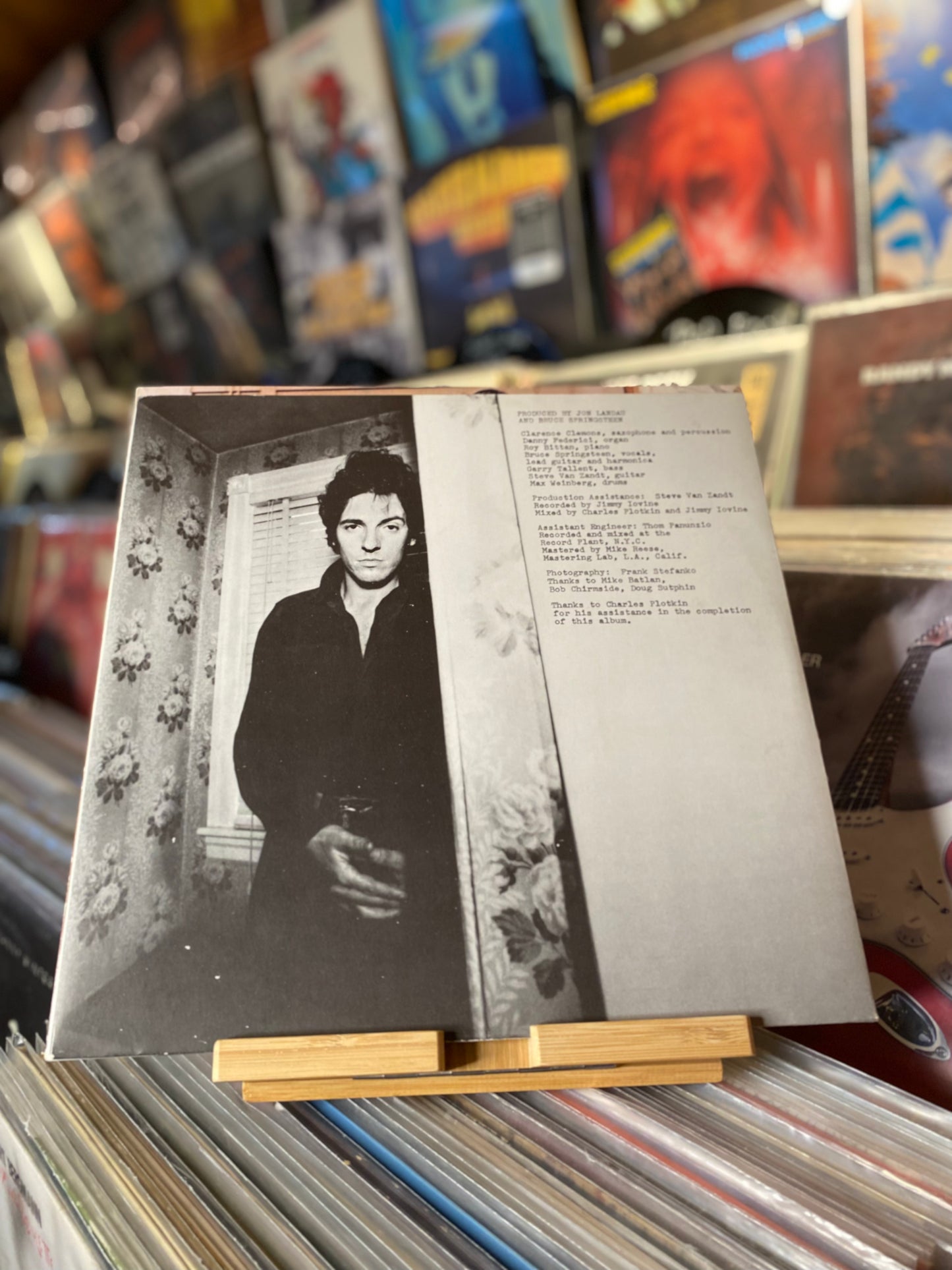 BRUCE SPRINGSTEEN - DARKNESS ON THE EDGE OF TOWN / LP, ALBUM, RE (1978)