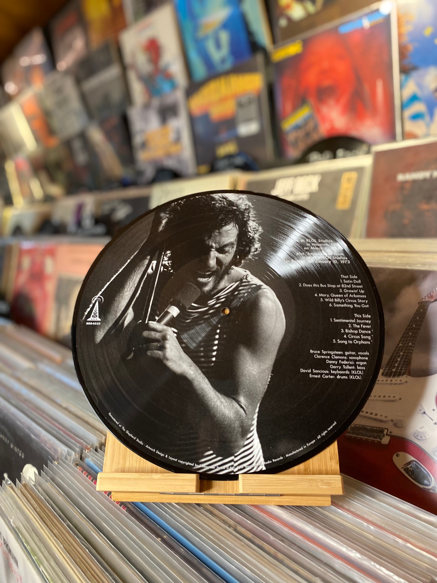 BRUCE SPRINGSTEEN - LIVE IN STUDIO 1973-1974 / LP, ALBUM, PICTURE DISC ((2017)
