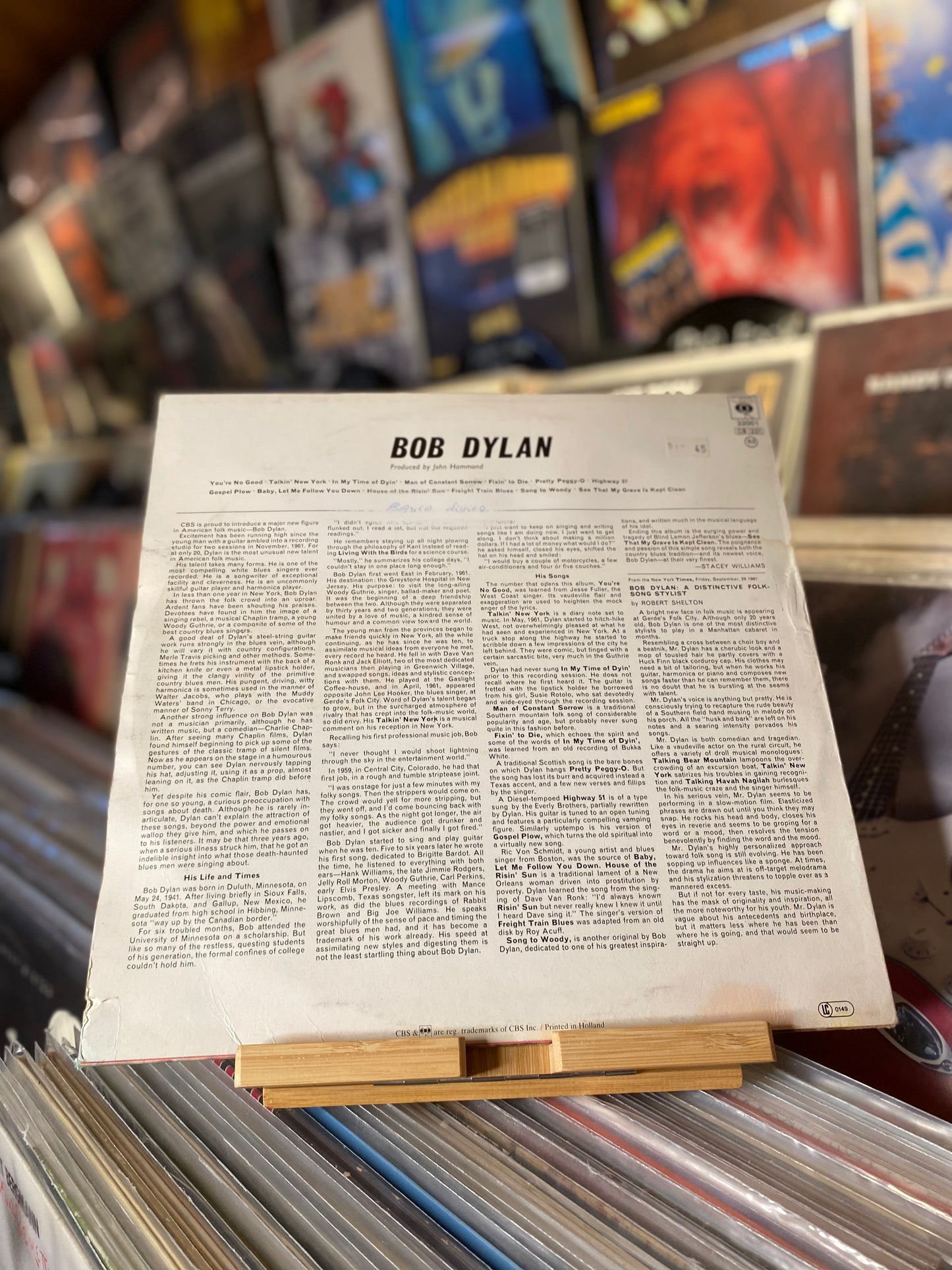 BOB DYLAN - BOB DYLAN / LP, ALBUM, RE (1982)