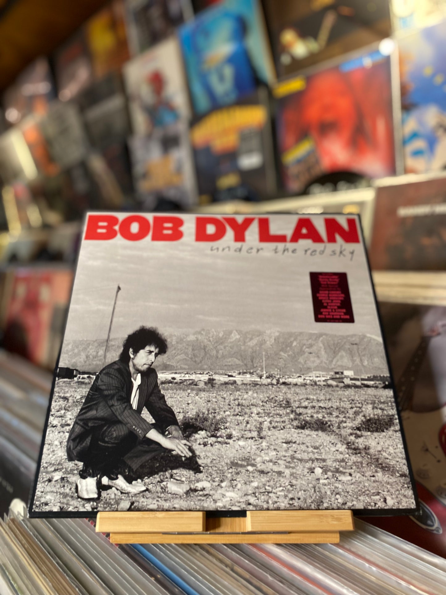 BOB DYLAN - UNDER THE RED SKY / LP, ALBUM, RE (1991)
