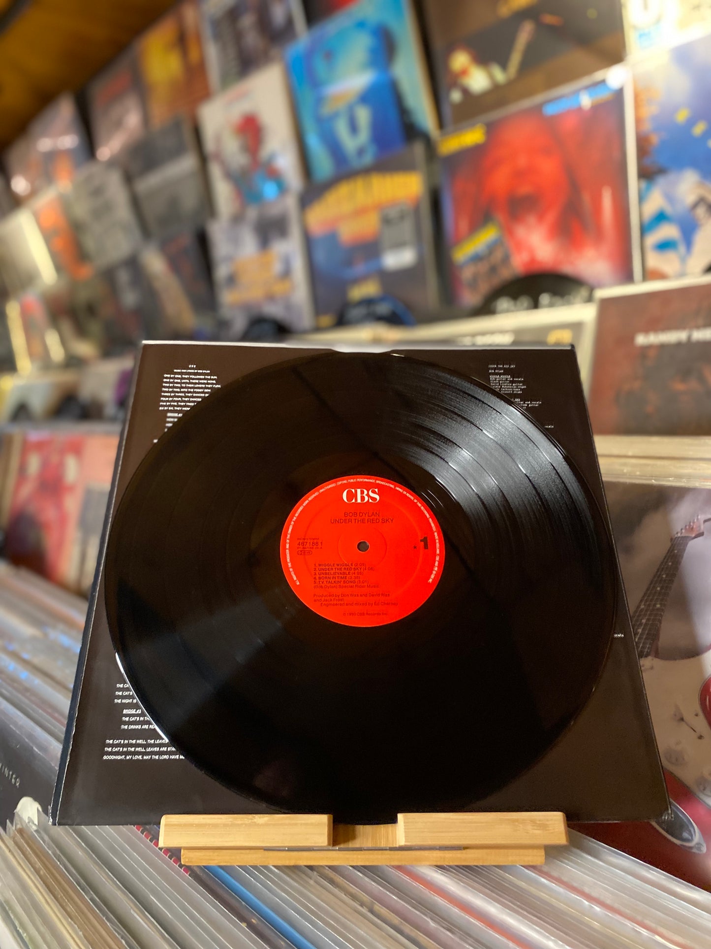 BOB DYLAN - UNDER THE RED SKY / LP, ALBUM, RE (1991)