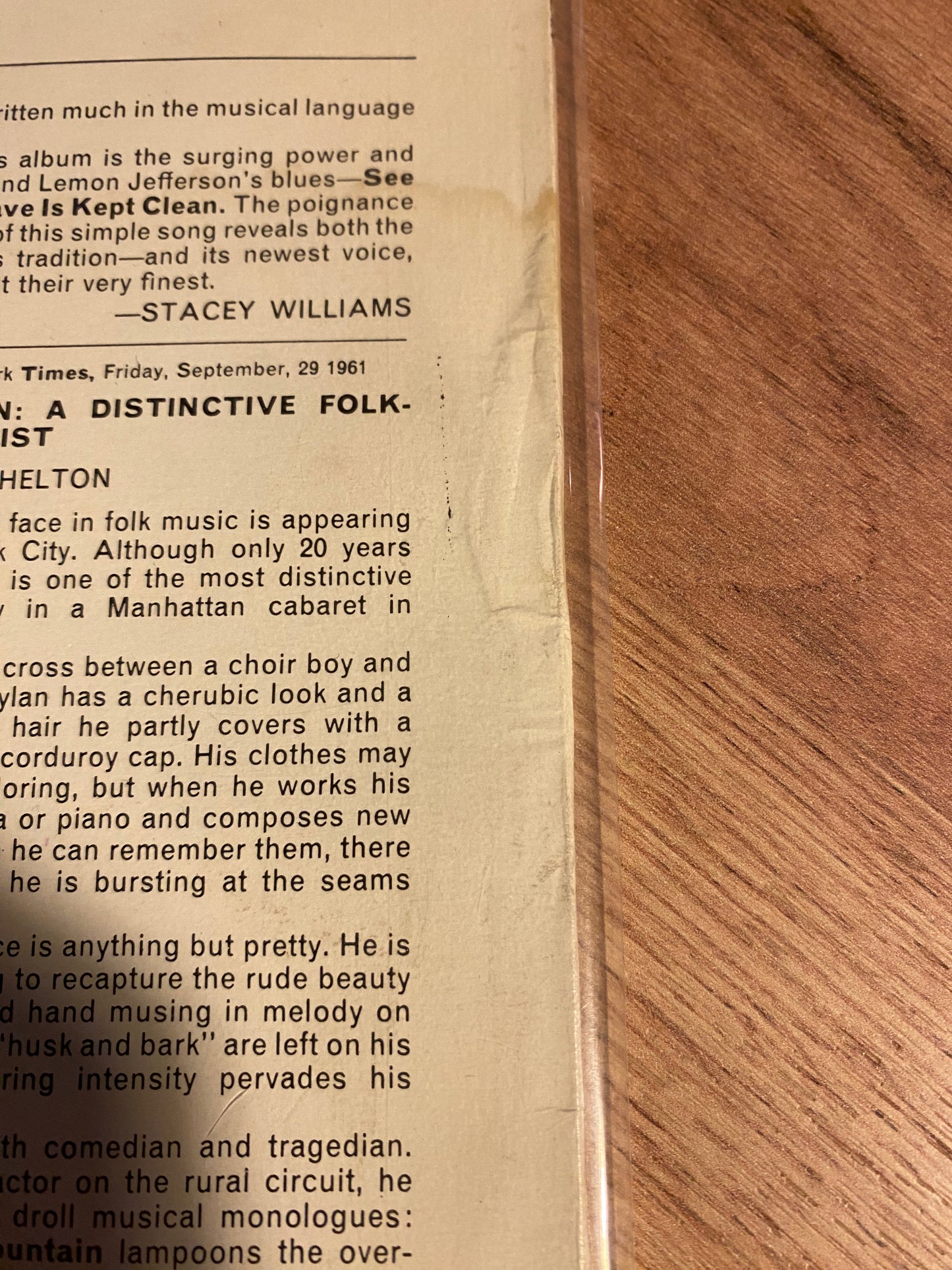 BOB DYLAN - BOB DYLAN / LP, ALBUM, RE (1982)