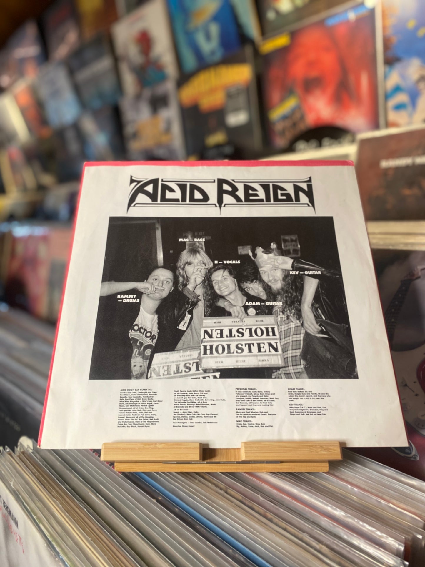 ACID REIGN - OBNOXIOUS...OG UK 1990...VG+/VG+
