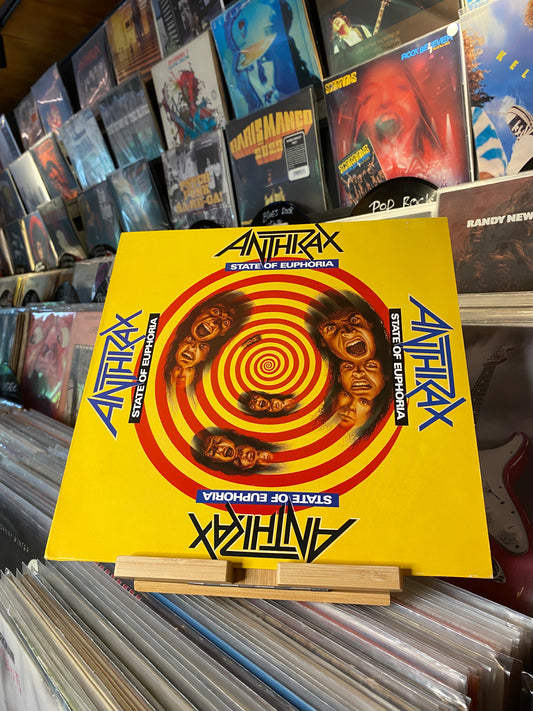 ANTHRAX - STATE OF EUPHORIA...OG EU 1988...VG/VG+