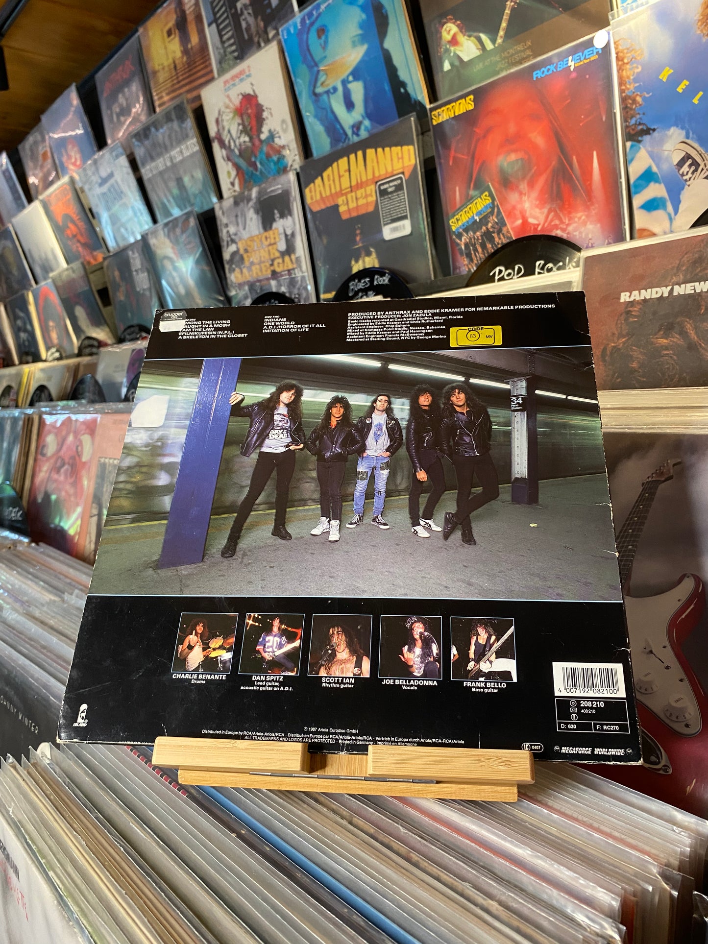 ANTHRAX - AMONG THE LIVING /(OG EU 1987)