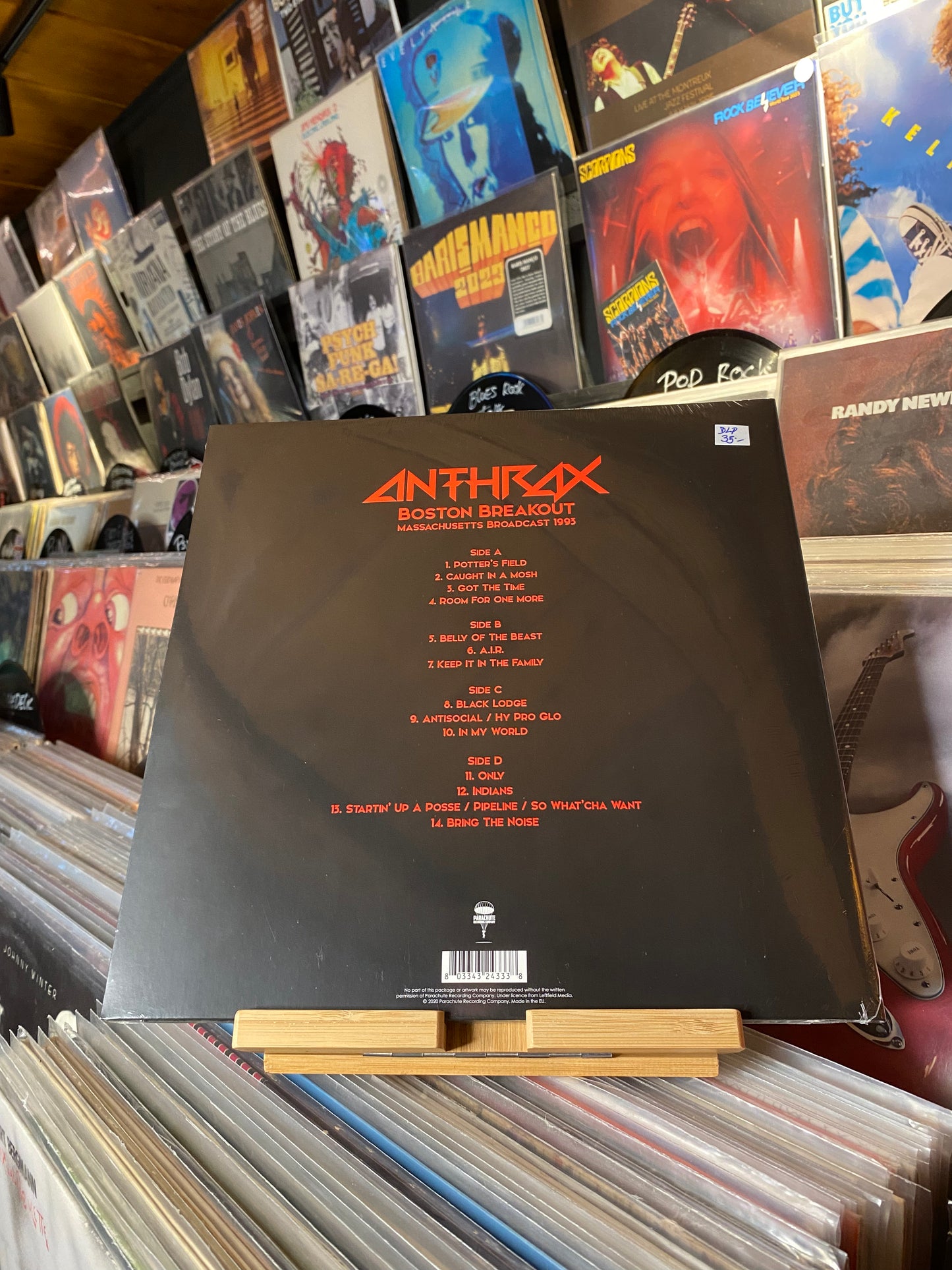 ANTHRAX - BOSTON BREAKOUT (Massachusetts Broadcast 1993) /  (EU 2020)