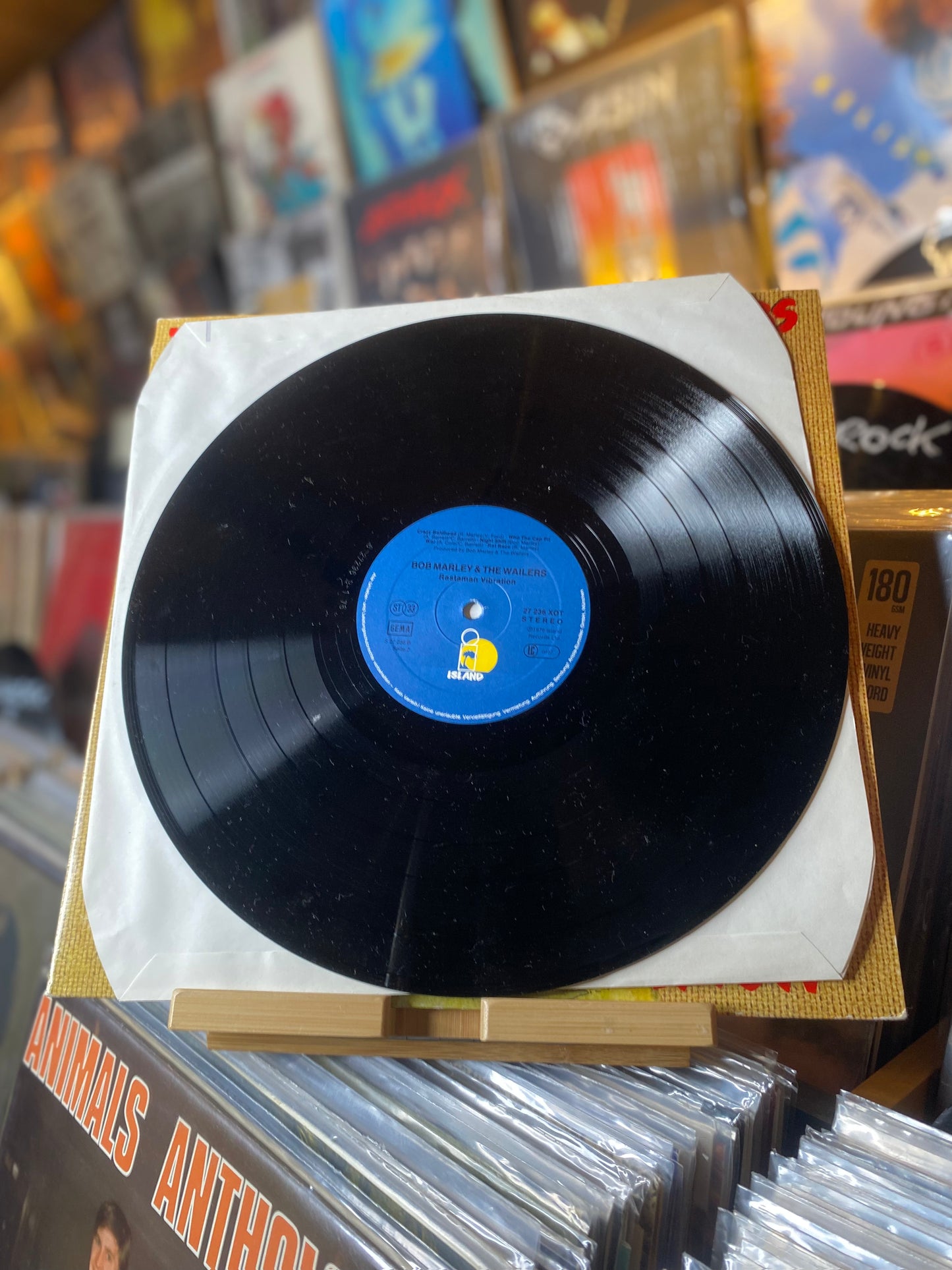 BOB MARLEY & THE WAILERS - RASTAMAN VIBRATION / LP, ALBUM, GAT (GERMANY 1976)