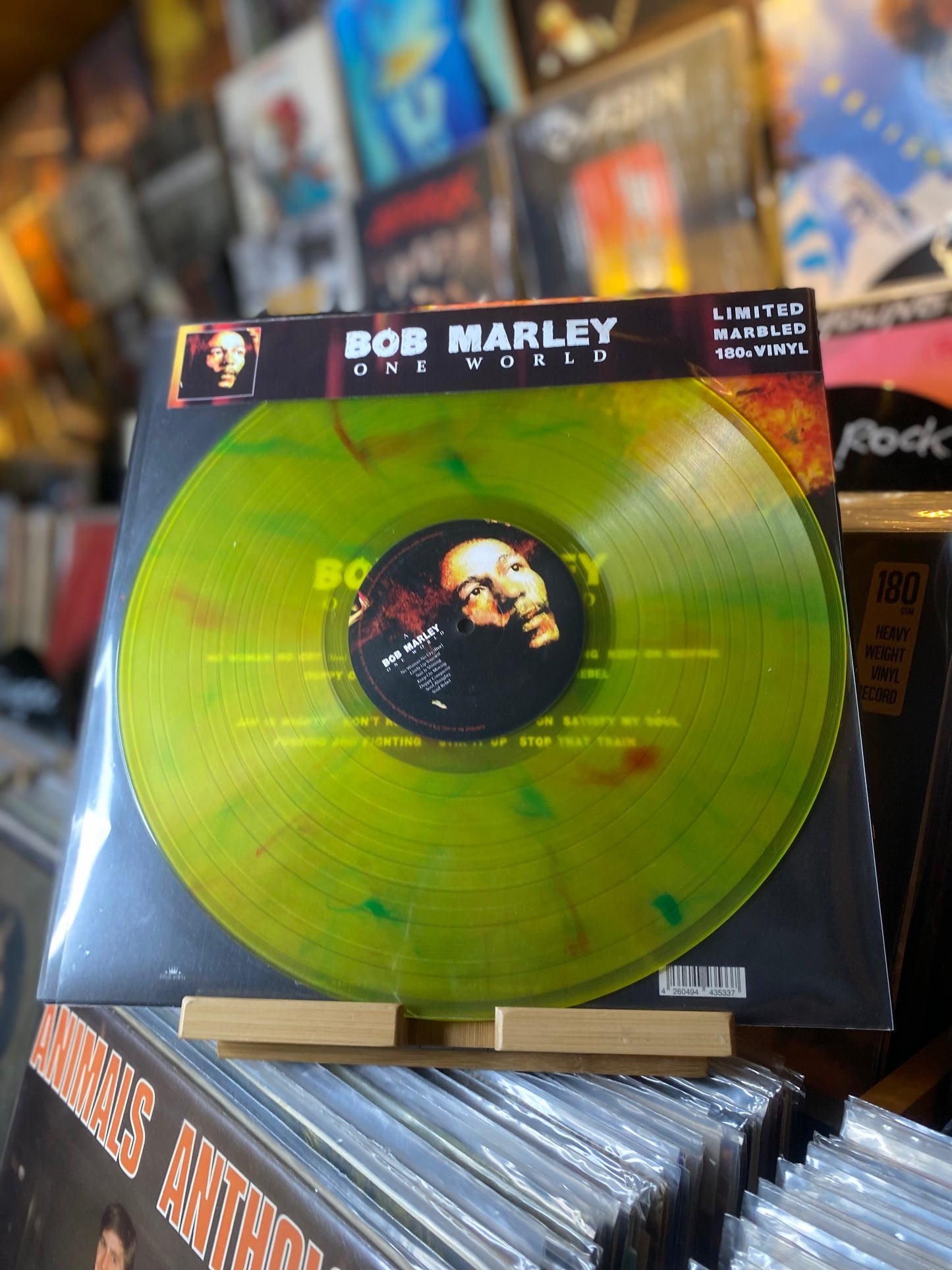 BOB MARLEY - ONE WORLD / LP, COMP, LIMITED, MARBLE VINYL  (EU 2018)