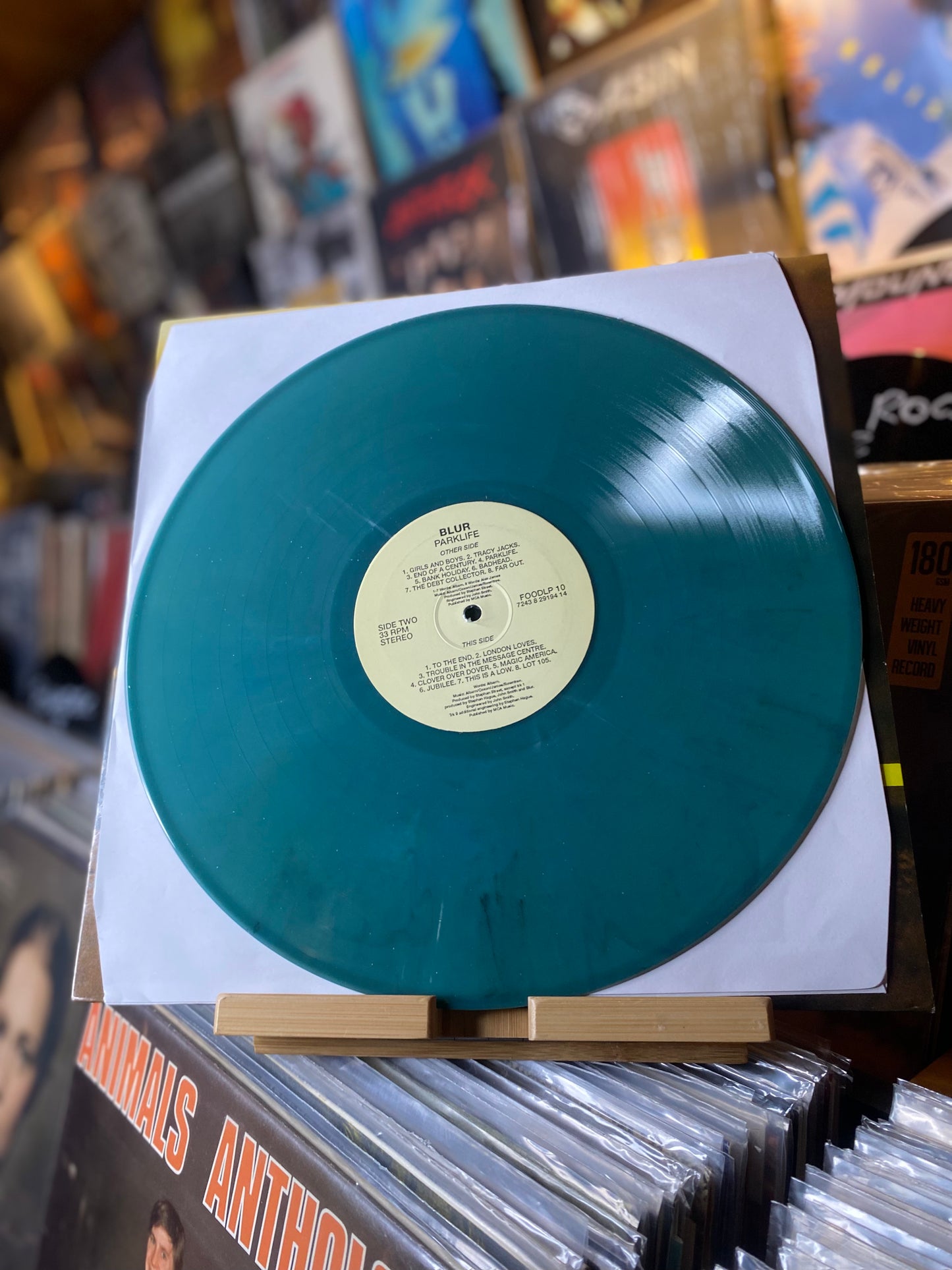 BLUR - PARKLIFE / LP, ALBUM, GREEN VINYL (EU 2009)