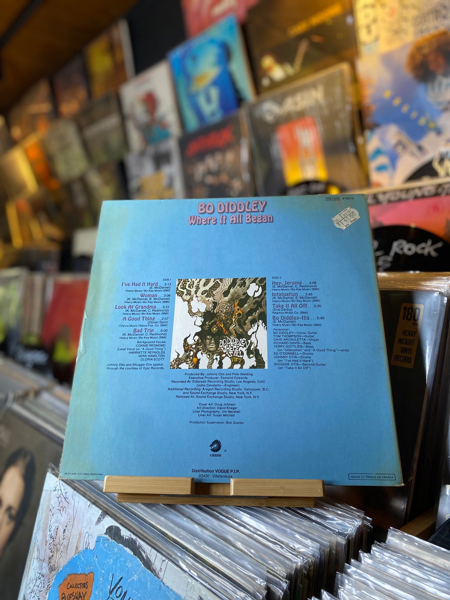 BO DIDDLEY - WHERE IT ALL BEGAN / LP, ALBUM,