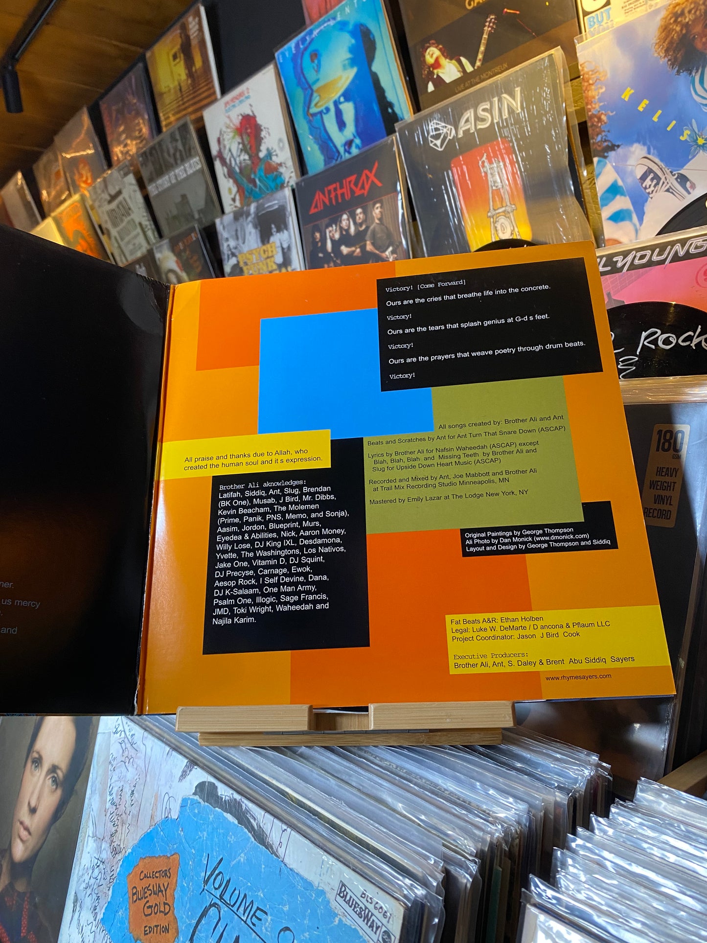 BROTHER ALI - SHADOWS ON THE SUN / 3XLP, ALBUM, GAT (US 2003)