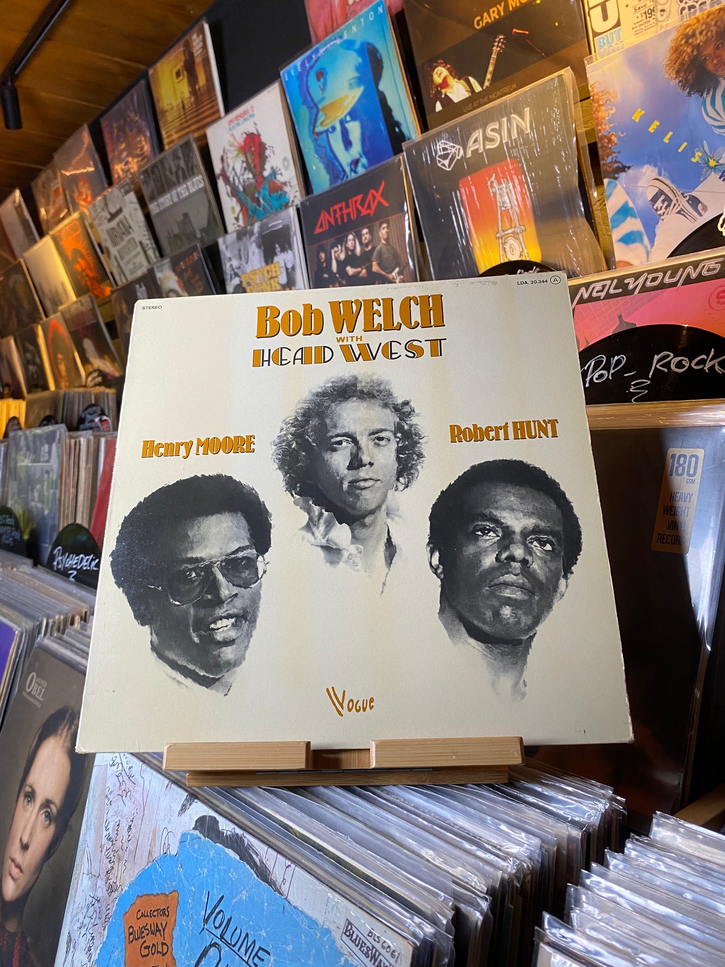 BOB WELCH WITH HEAD WEST - BOB WELCH WITH HEAD WEST / LP, ALBUM (FRANCE