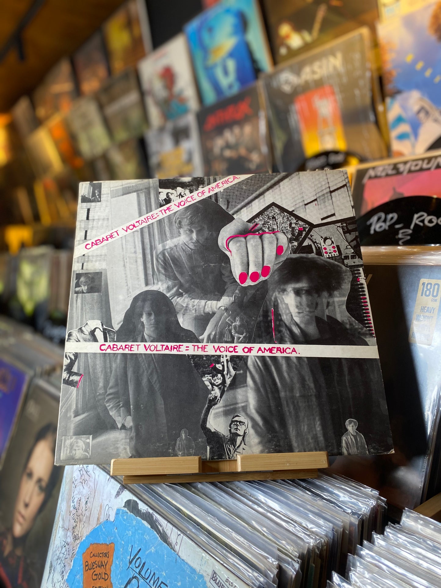 CABARET VOLTAIRE - THE VOICE OF AMERICA / LP, ALBUM (ITALY 1980)