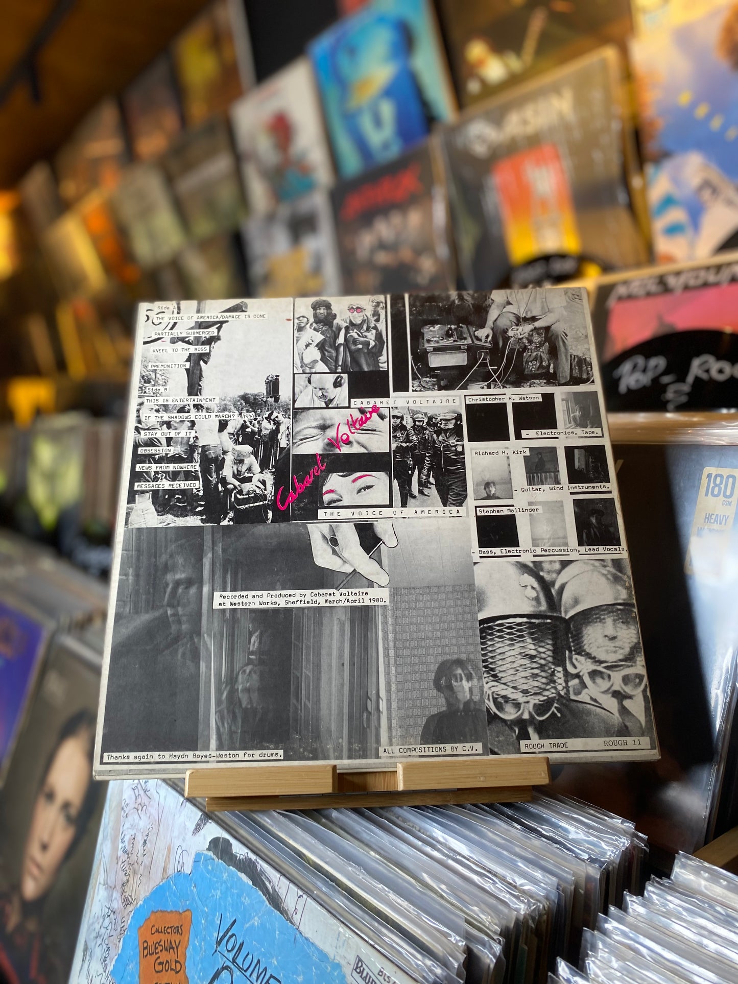CABARET VOLTAIRE - THE VOICE OF AMERICA / LP, ALBUM (ITALY 1980)