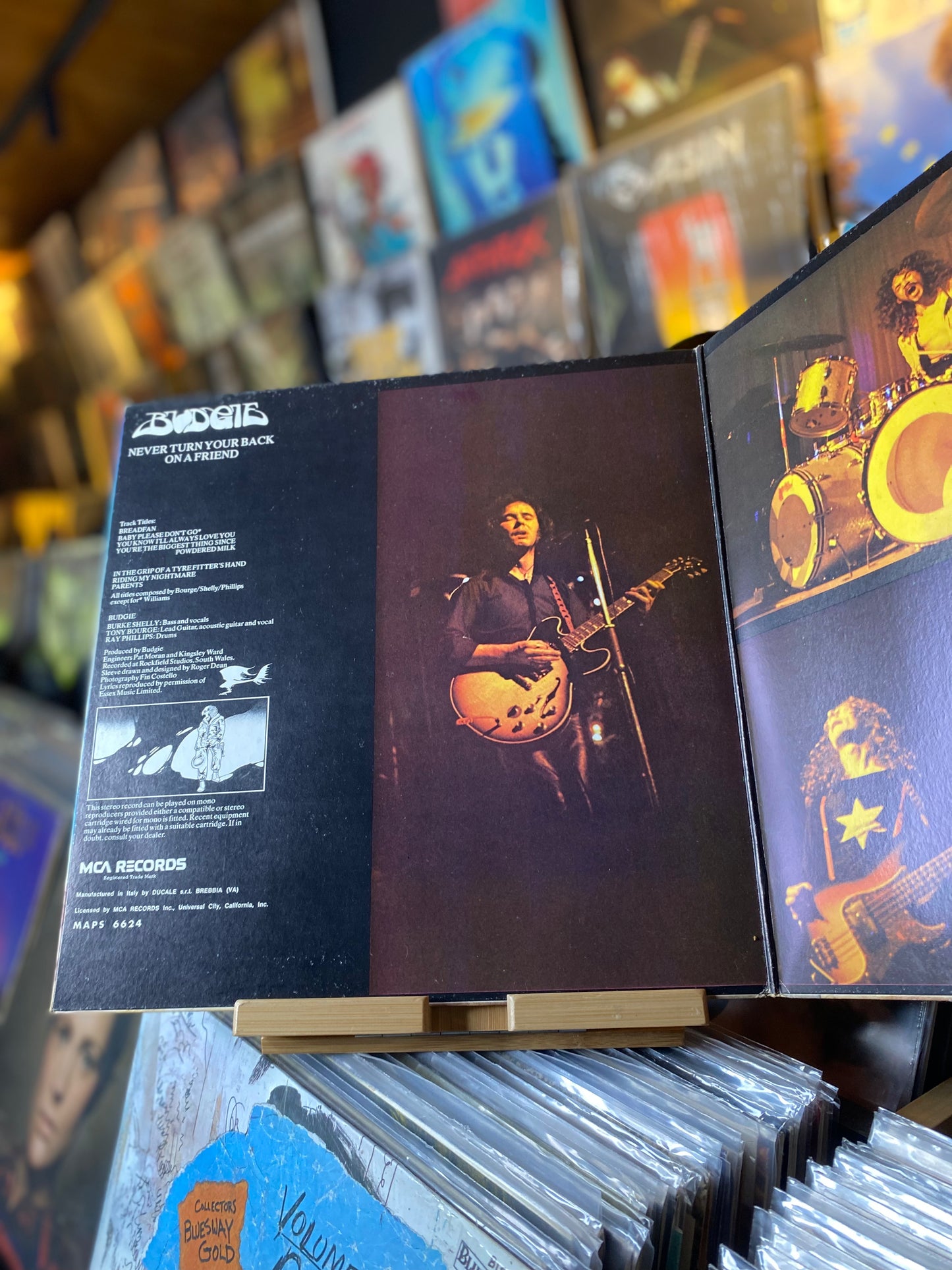 BUDGIE - NEVER TURN YOUR BACK ON A FRIEND / LP, ALBUM (1973)