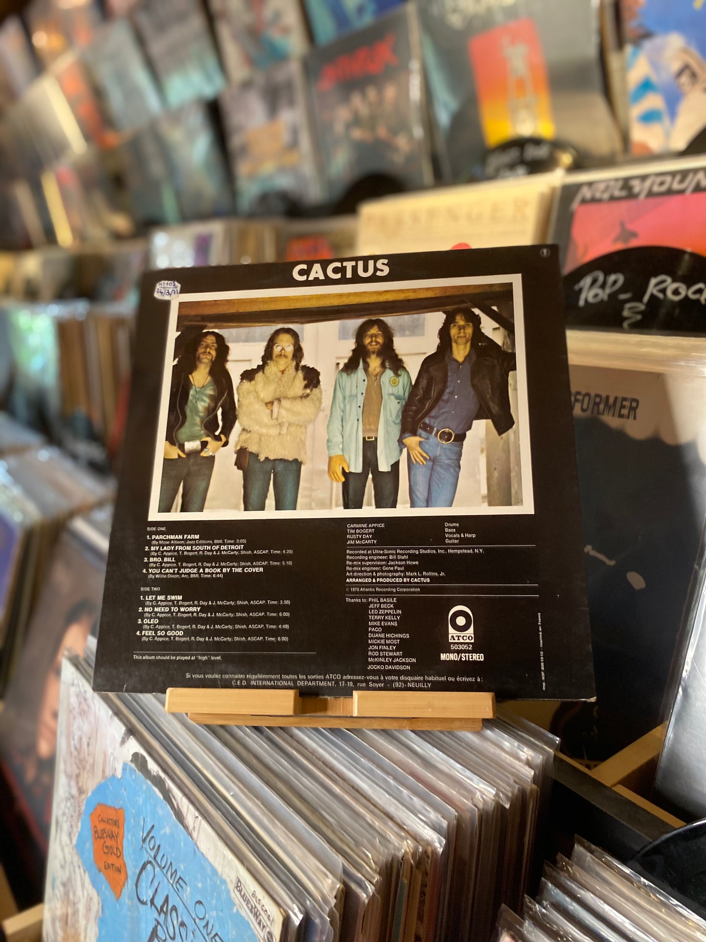CACTUS (3) - CACTUS / LP, ALBUM (FR 1970)
