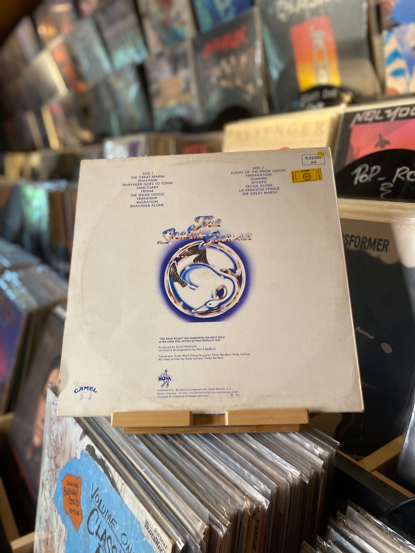 CAMEL - MUSIC INSPIRED BY THE SNOW GOOSE / LP, ALBUM, RE (GER 1975)