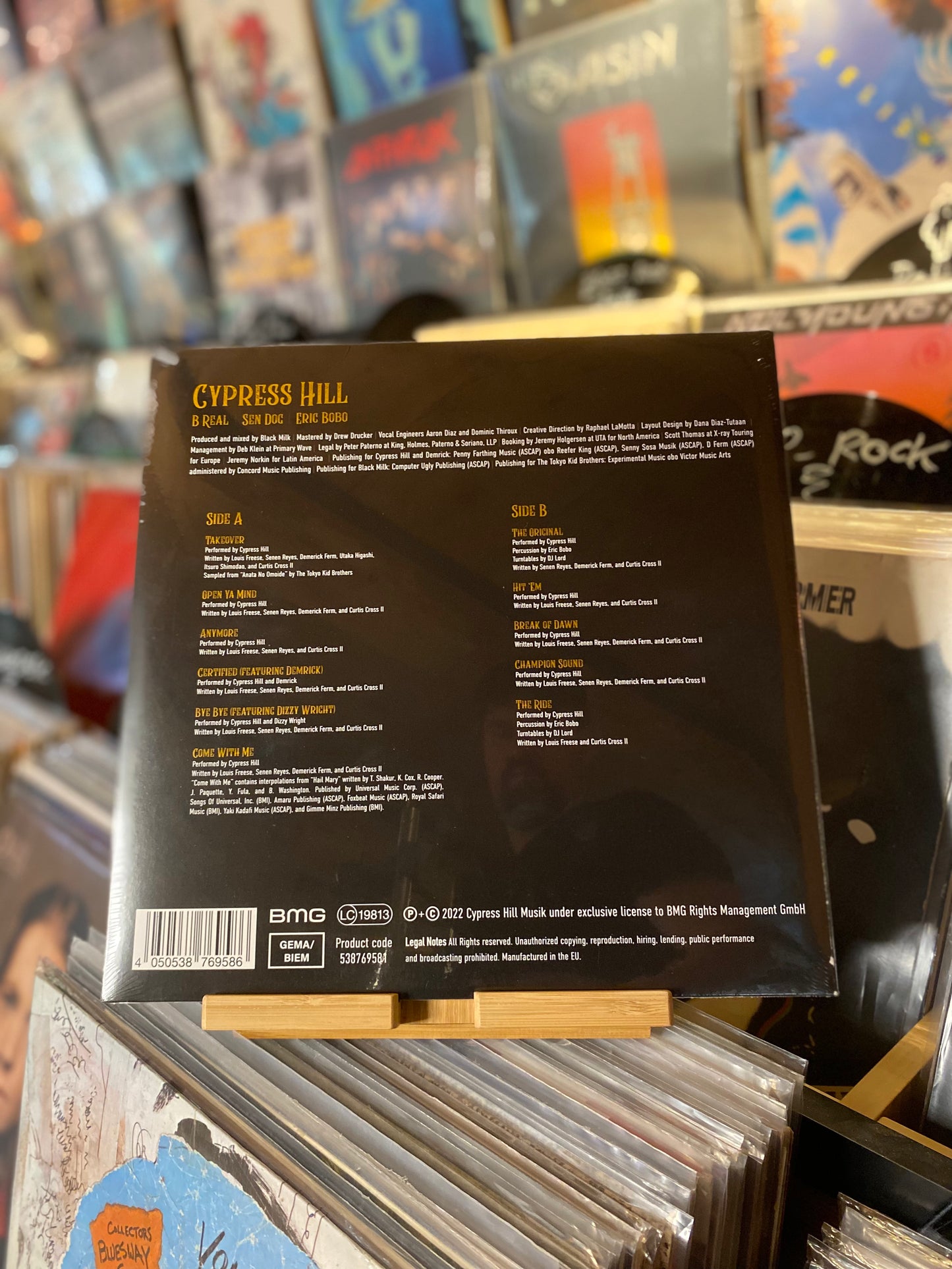 CYPRESS HILL - BACK IN BLACK / LP, ALBUM (EU 2022)