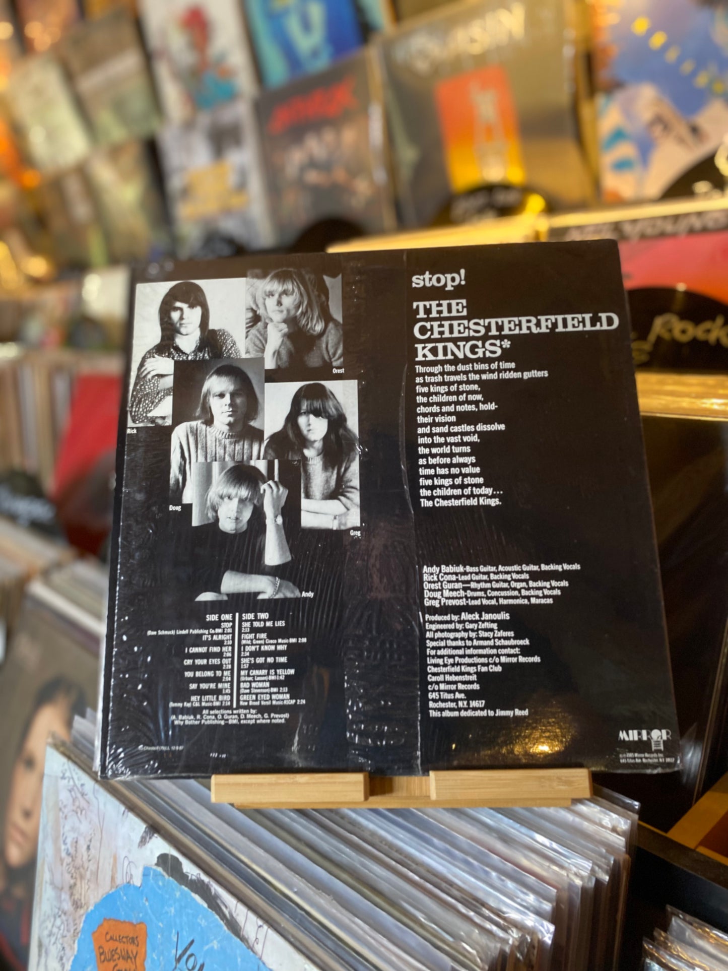 THE CHESTERFIELD KINGS - STOP! / LP, ALBUM, RE, RM (US 1987)