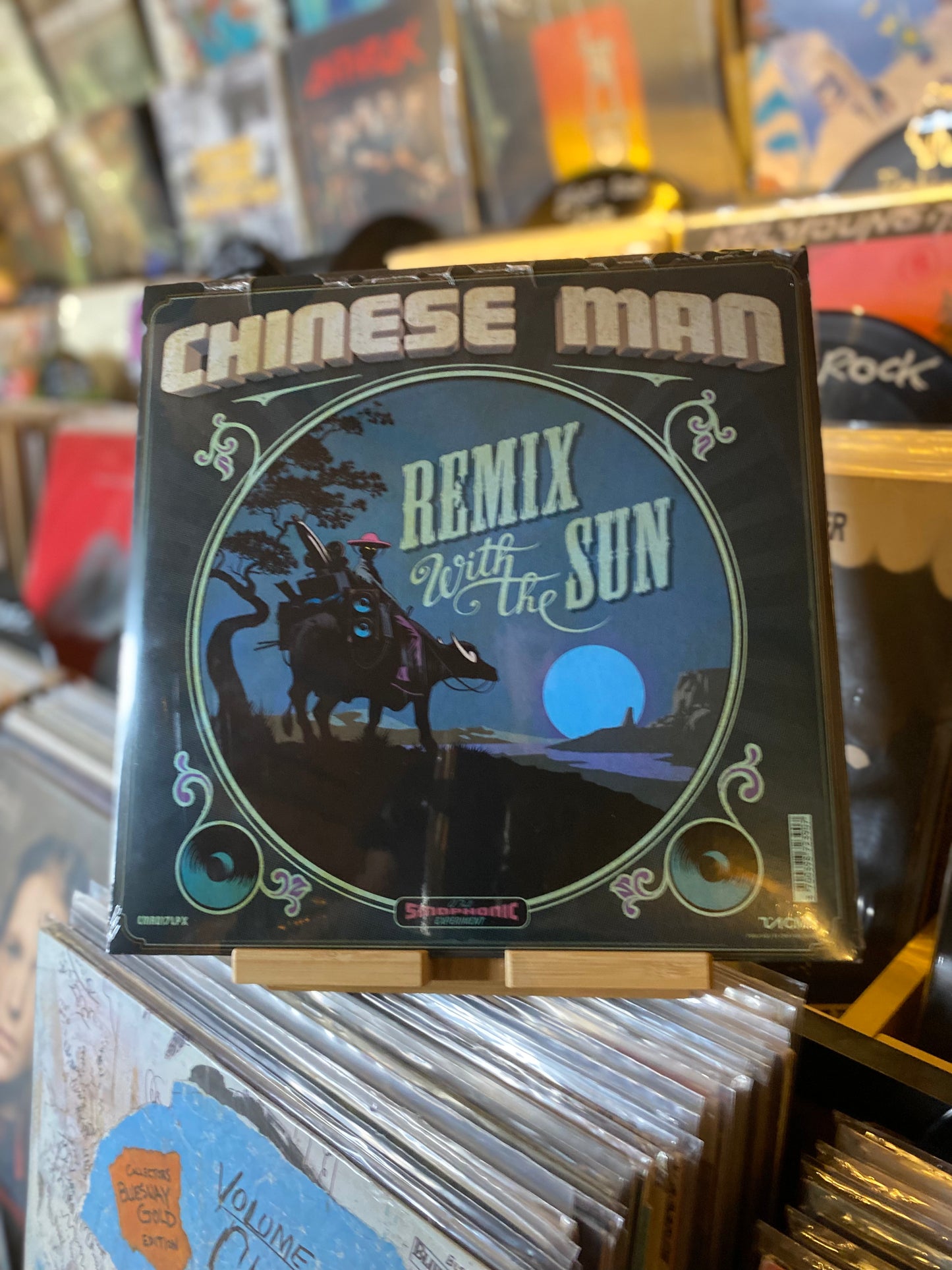 CHINESE MAN - RACING WITH THE SUN / REMIX WITH THE SUN / Limited 3 x LP, Yellow , Red , Blu VINYL (FR 2021)