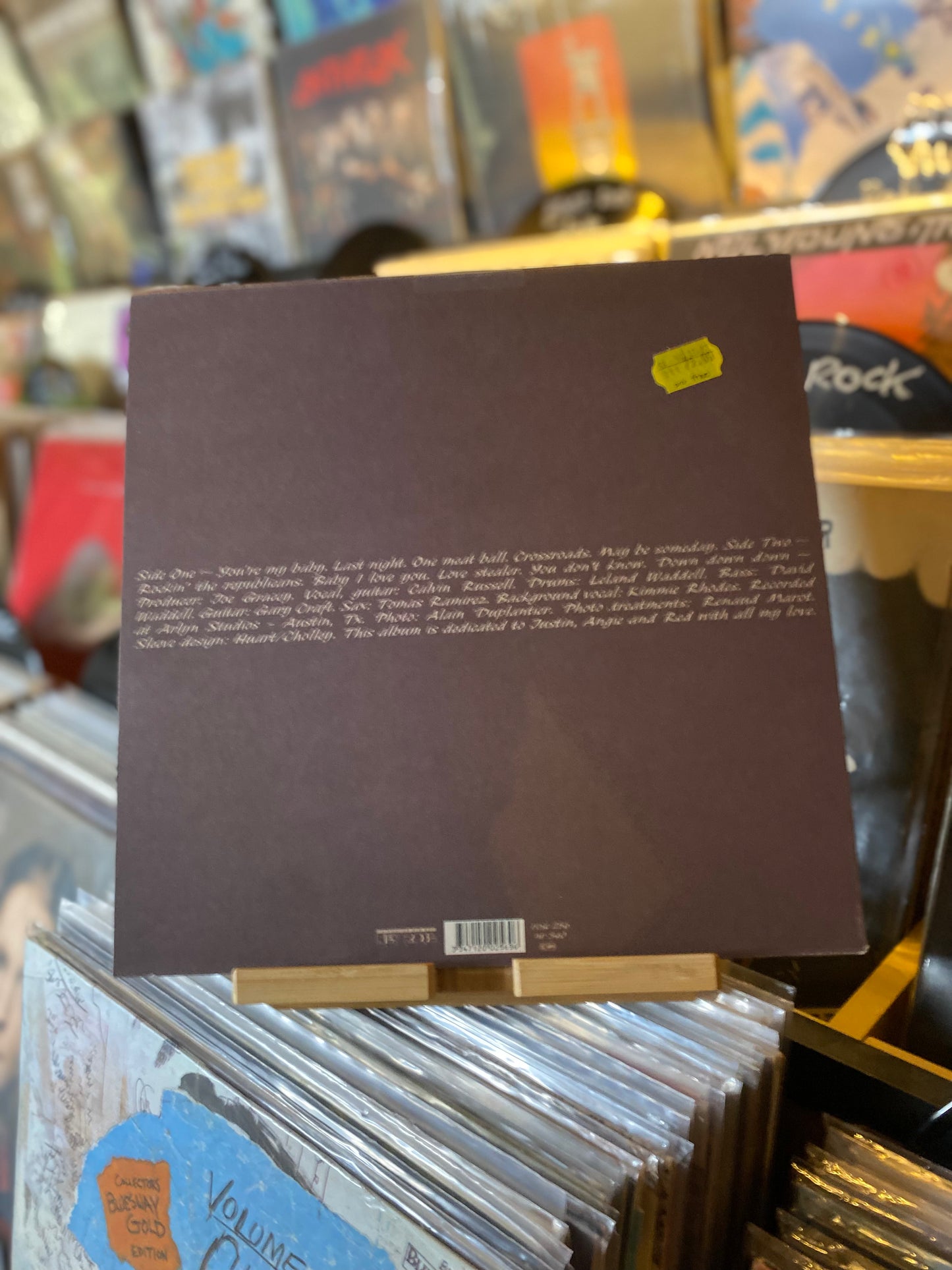CALVIN RUSSELL - SOUNDS FROM THE FOURTH WORLD / LP, ALBUM (FR 1991)