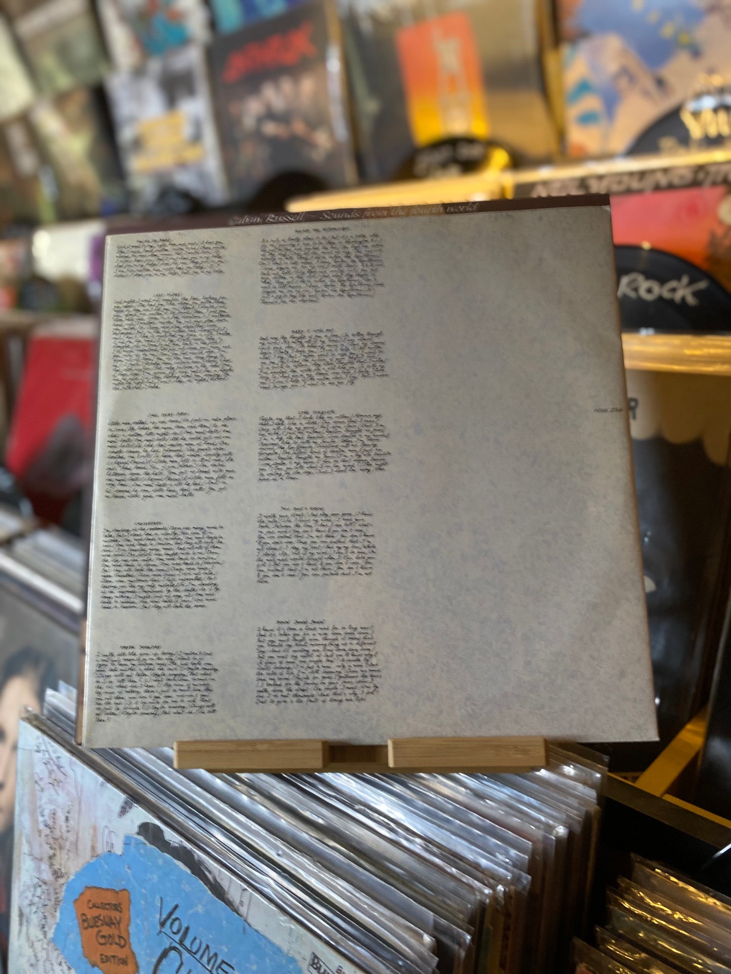 CALVIN RUSSELL - SOUNDS FROM THE FOURTH WORLD / LP, ALBUM (FR 1991)