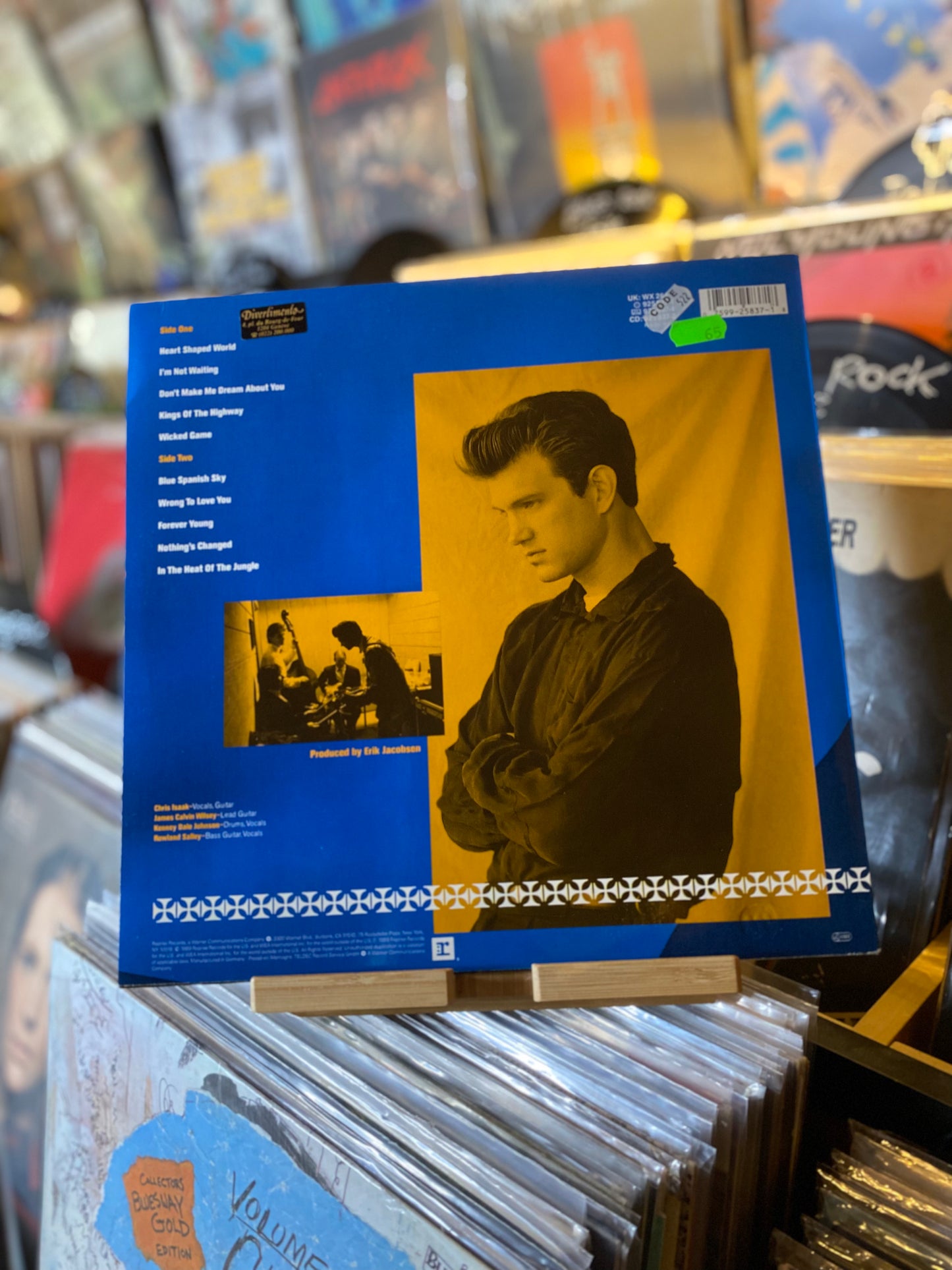 CHRIS ISAAK - HEART SHAPED WORLD / LP, ALBUM, ALS (EU 1989)