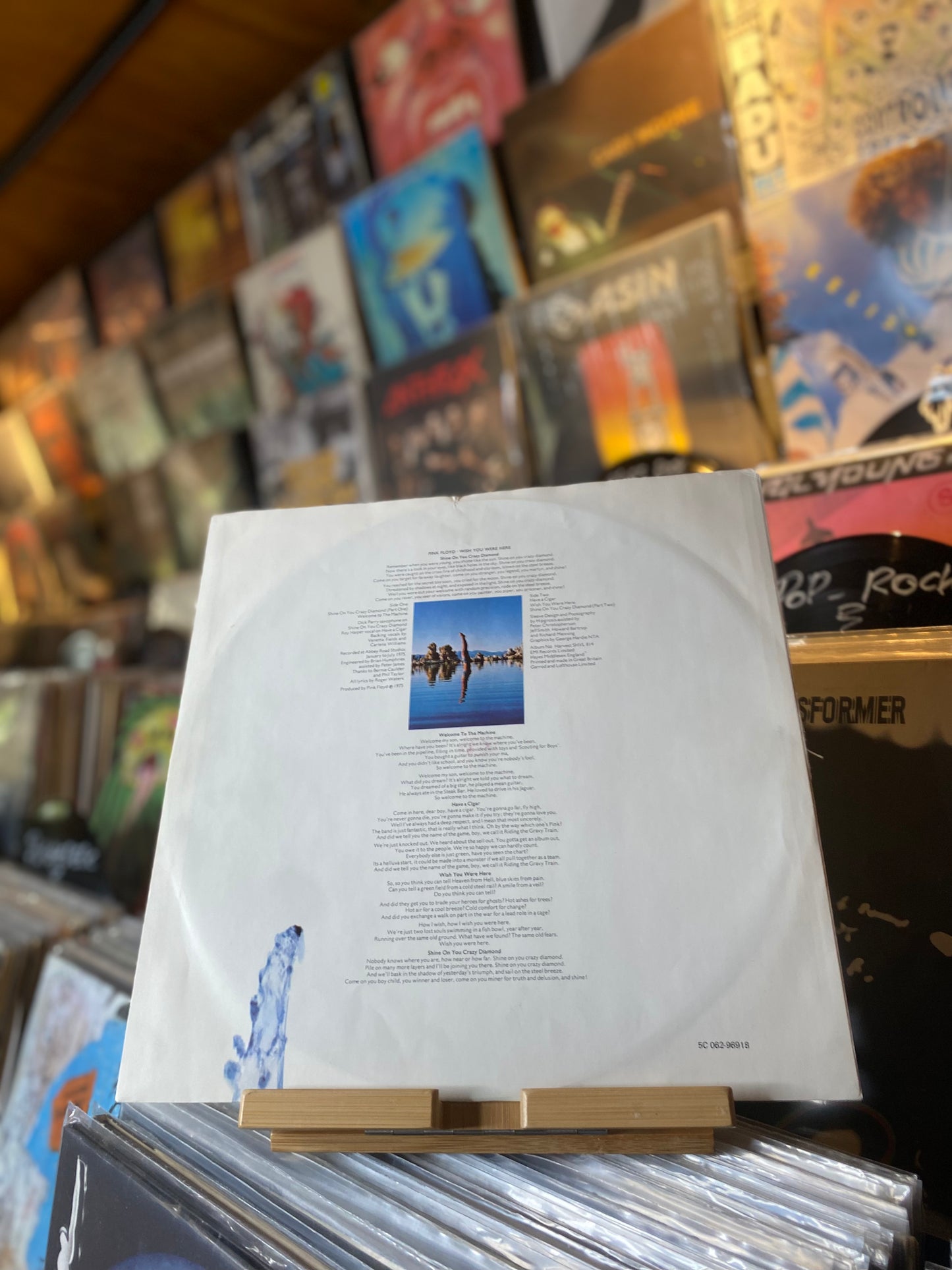 Pink Floyd - Wish You Were Here / LP, Album, Ltd, RE, Blue translucent (GER 1977)