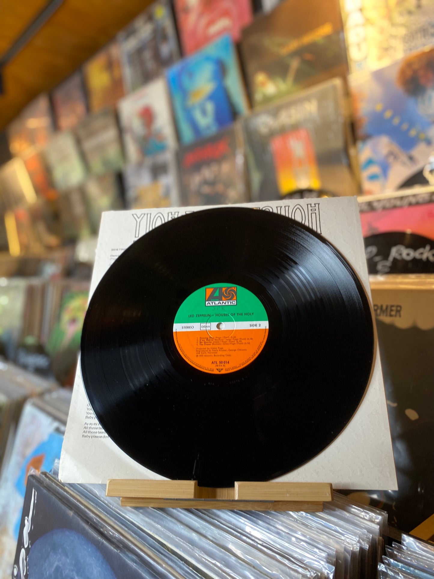 LED ZEPPELIN - HOUSES OF THE HOLY...OG GER 1973...VG+/VG+