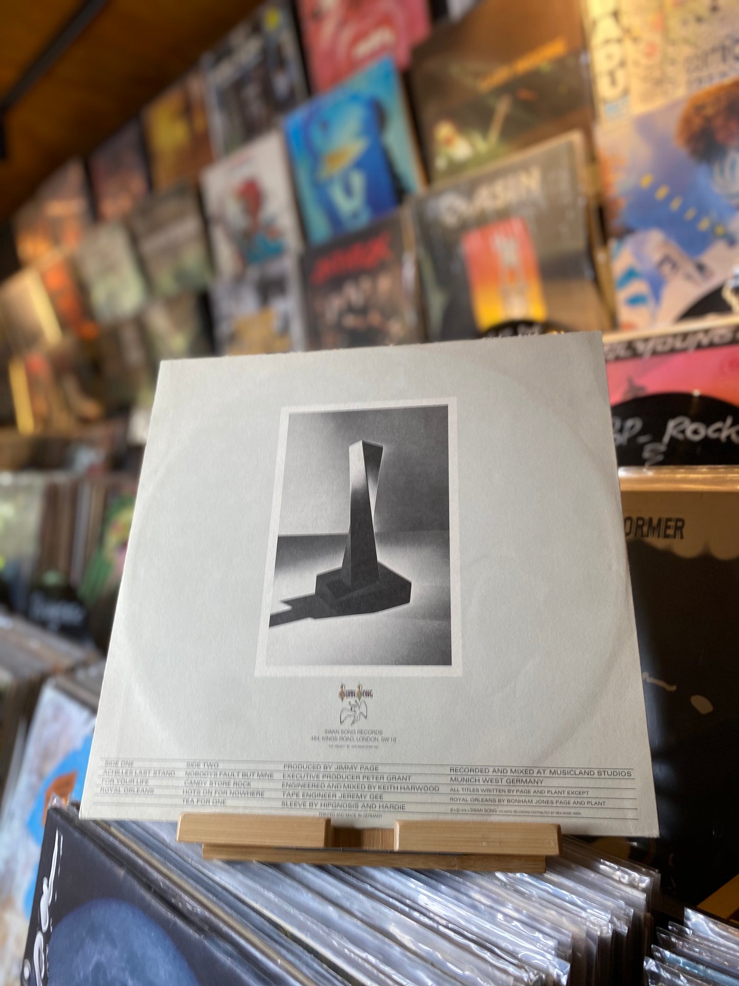 LED ZEPPELIN - PRESENCE ...OG GER 1976...VG/VG+