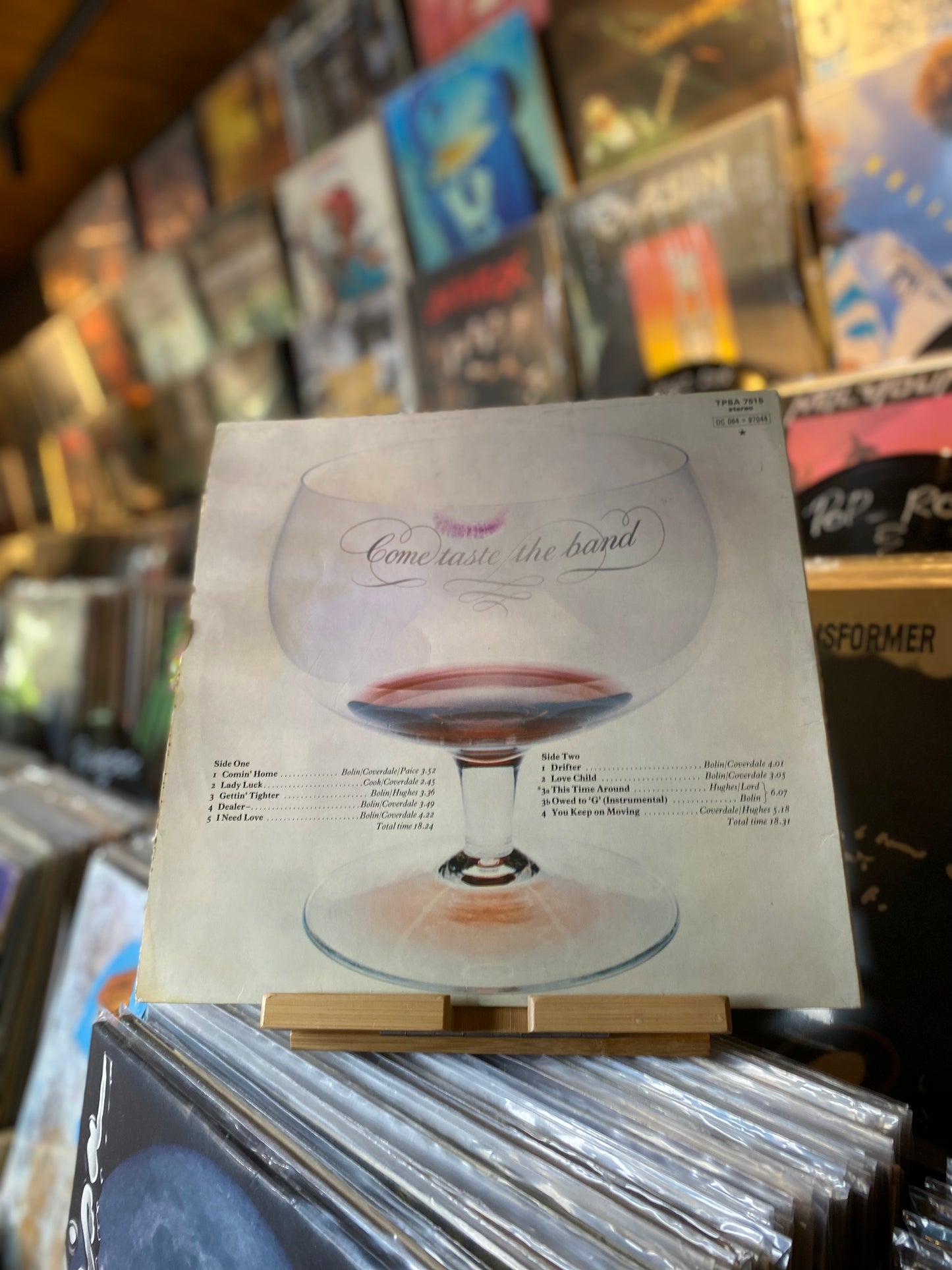 DEEP PURPLE - COME TASTE THE BAND / LP, ALBUM, GAT (UK 1975)