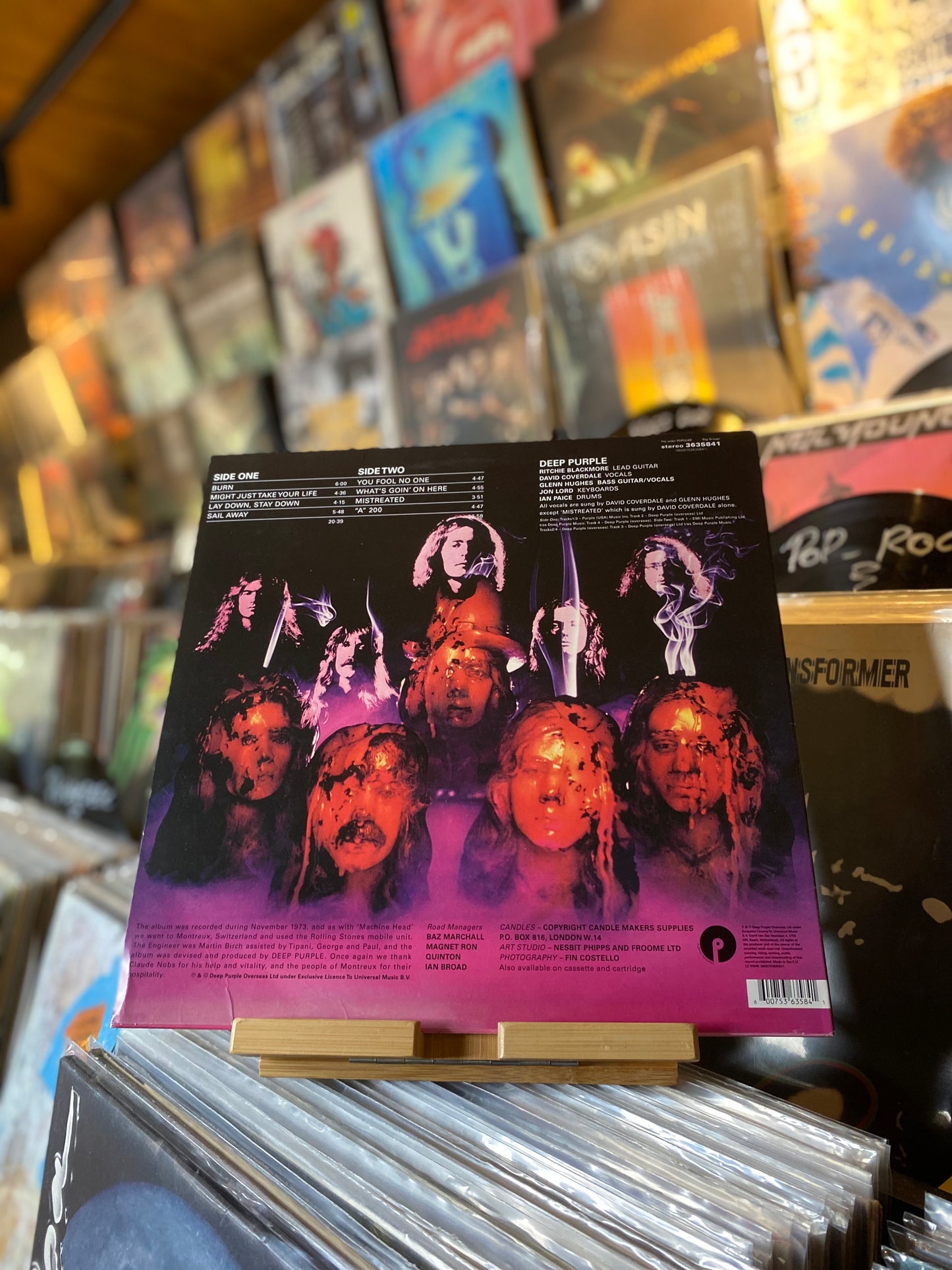 DEEP PURPLE - BURN / L 180 G (RE EU 2016)