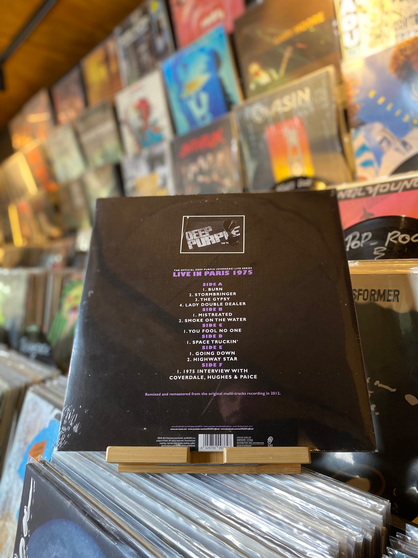 DEEP PURPLE - LIVE IN PARIS 1975 / 3XLP, ALBUM, RE, RM (GER 2014)