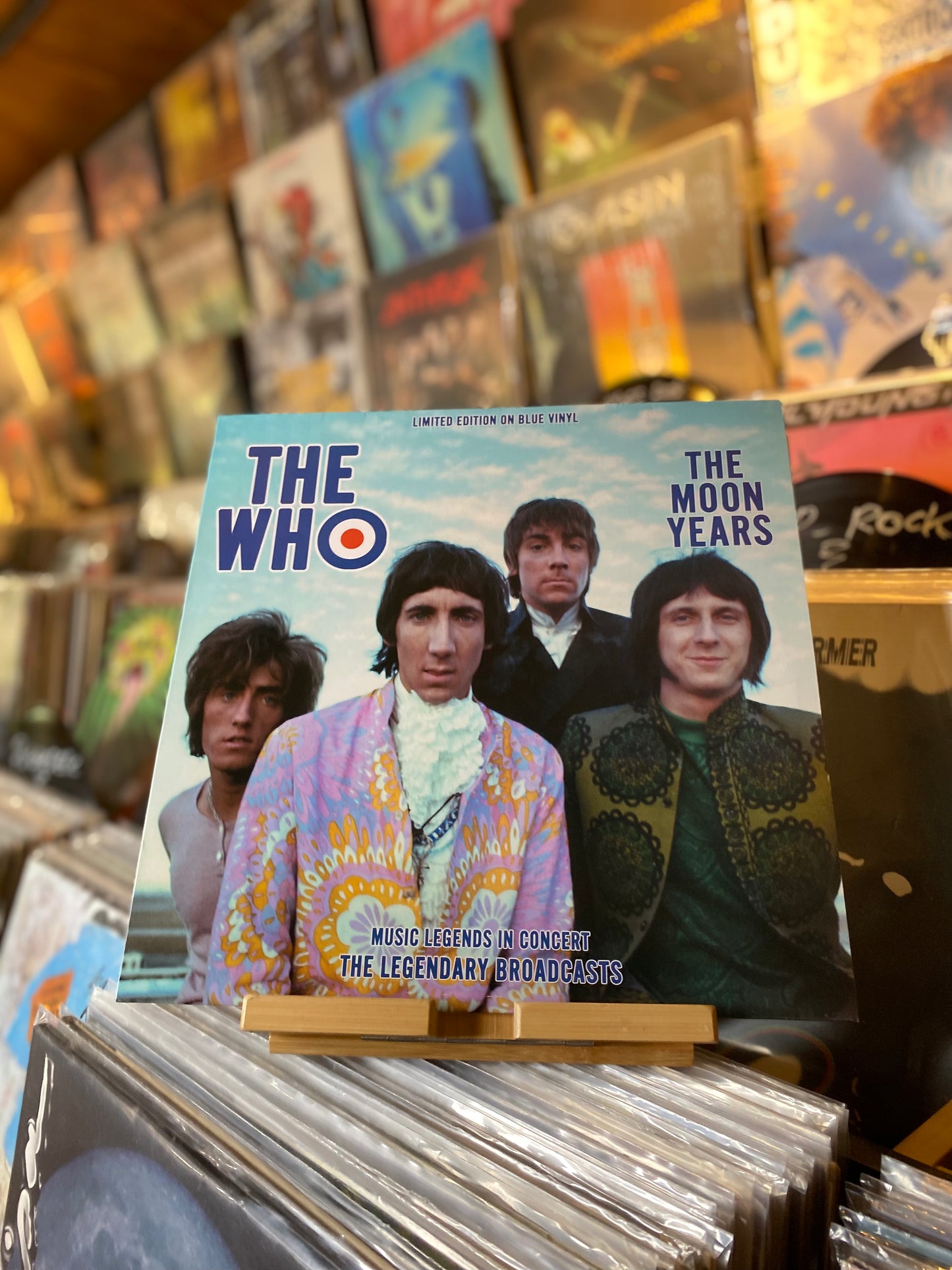 The Who - The Moon Years - Music Legends In Concert - The Legendary Broadcasts / LP, Limited, Blu vinyl (EU 2019)