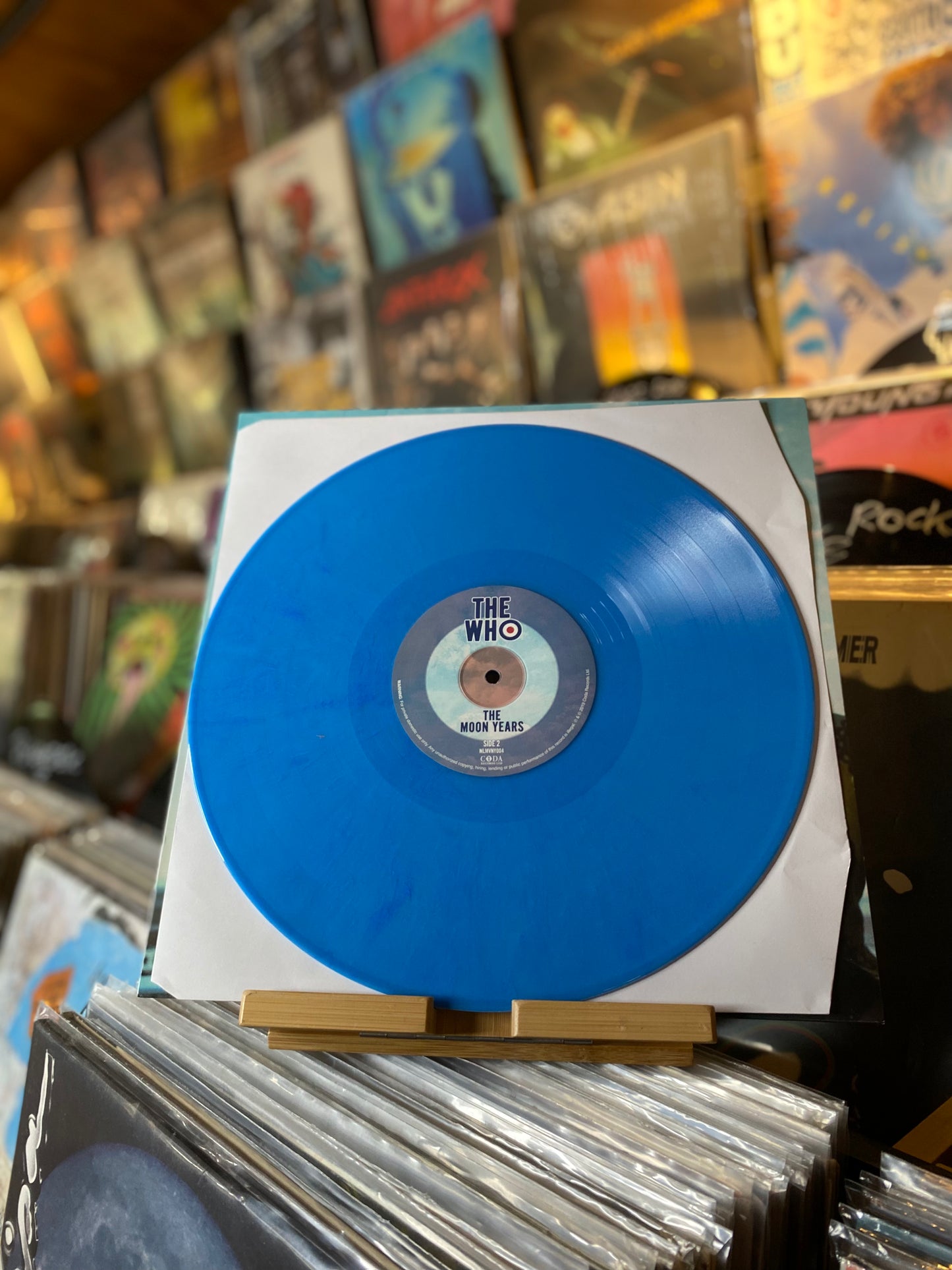The Who - The Moon Years - Music Legends In Concert - The Legendary Broadcasts / LP, Limited, Blu vinyl (EU 2019)
